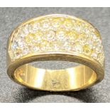 An Arabian gold fashion ring (Total Weight 6.3g)