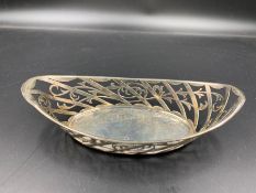 A small pierced silver bowl, Sheffield 1909 by James Dixon & Sons Ltd.