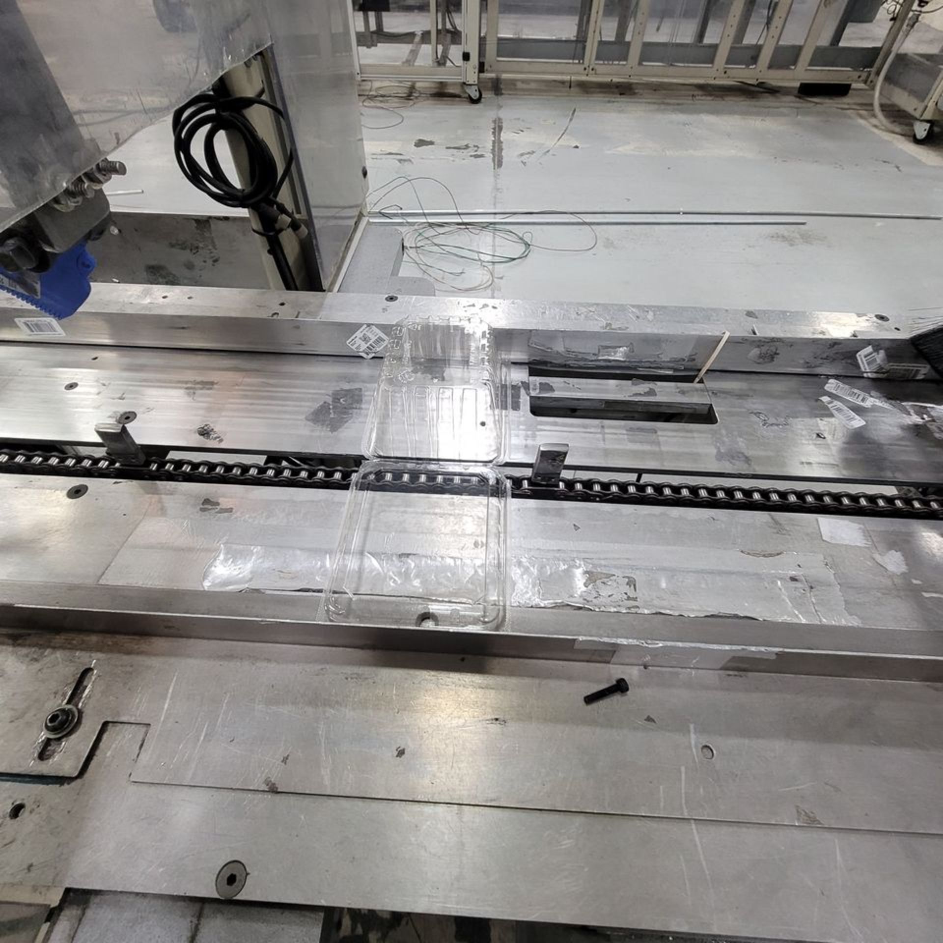 Pressure Sensitive Labeling Line; with 19 in. wide x 46 in. long 4-Lane Vacuum Denester Tray, with - Image 3 of 5