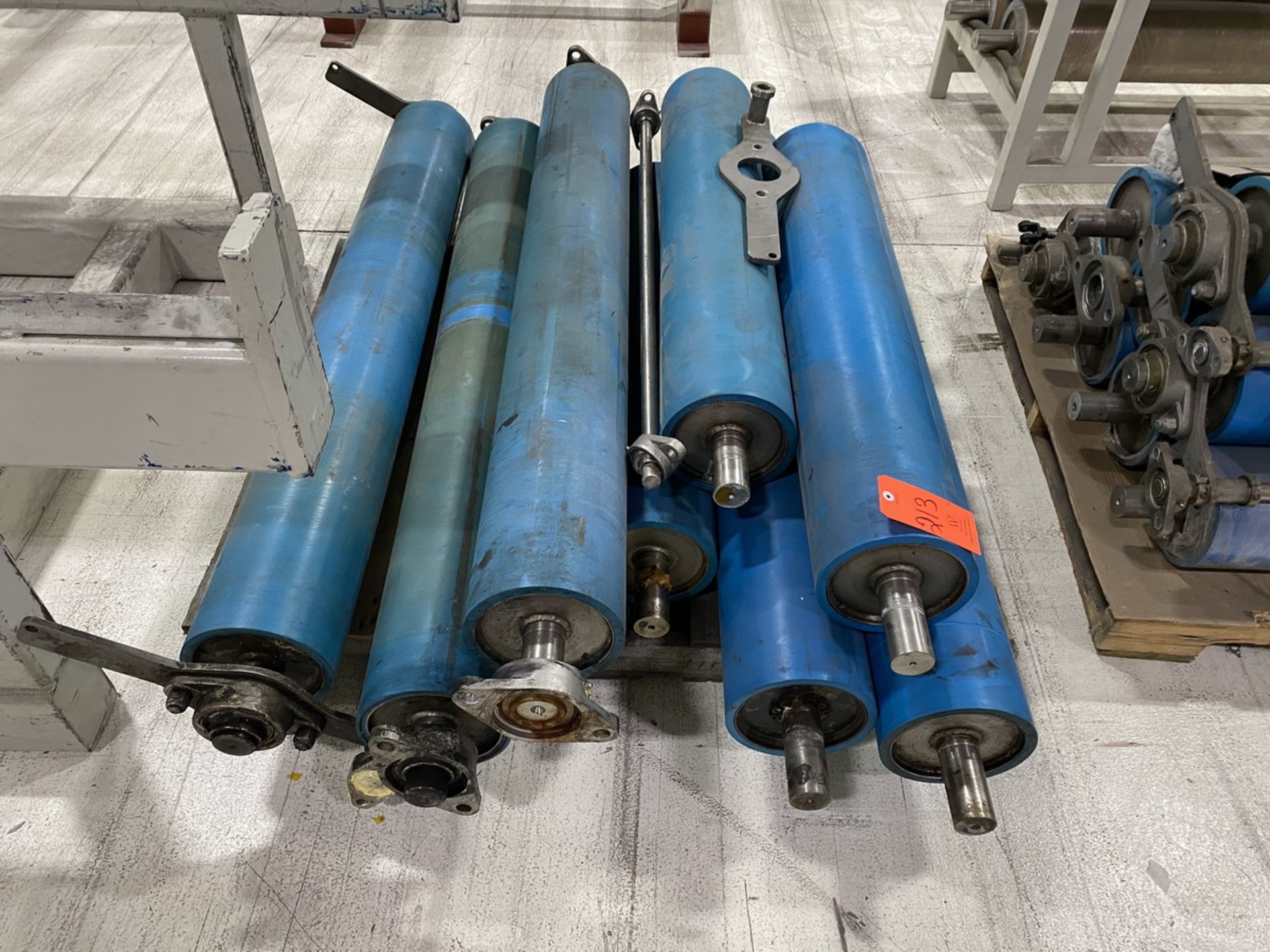 Lot - (8) Silicone Rollers, Ranging from: 8 in. wide x 39 in. long, to 8 in. wide x 56 in. long - Image 2 of 2