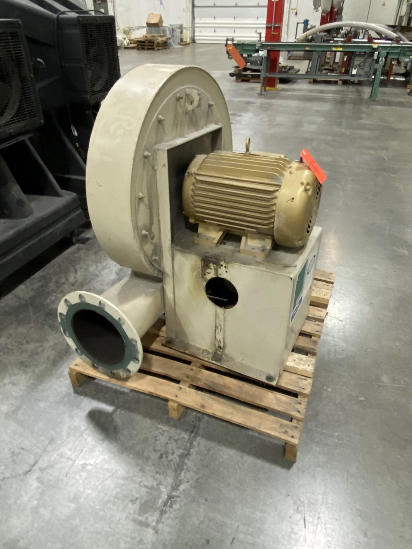 New York 25-HP Pressure Blower (2004); 15-CFM, 3,500 RPM, with Baldor Motor, 3,525 RPM, 230/460-V - Image 2 of 5