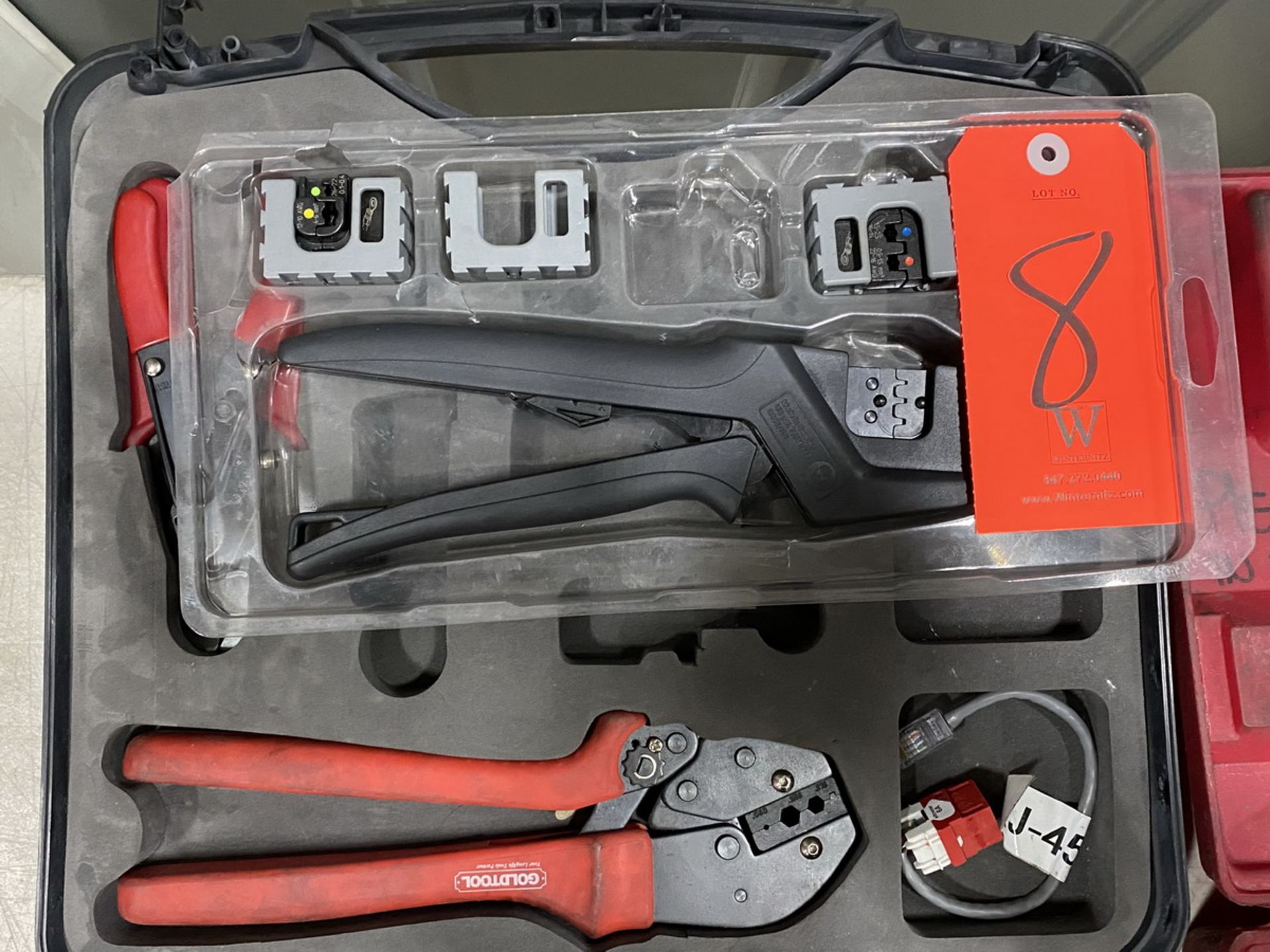 Lot - Wire Cutter Set; with Multi-Network Cable Tester, Network Cable Terminator, (1) Milbar - Image 3 of 4