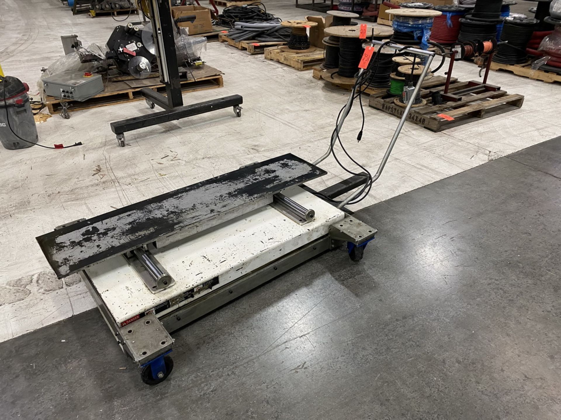 24 in. wide x 49 in. long Portable Electric Lift Table - Image 2 of 3