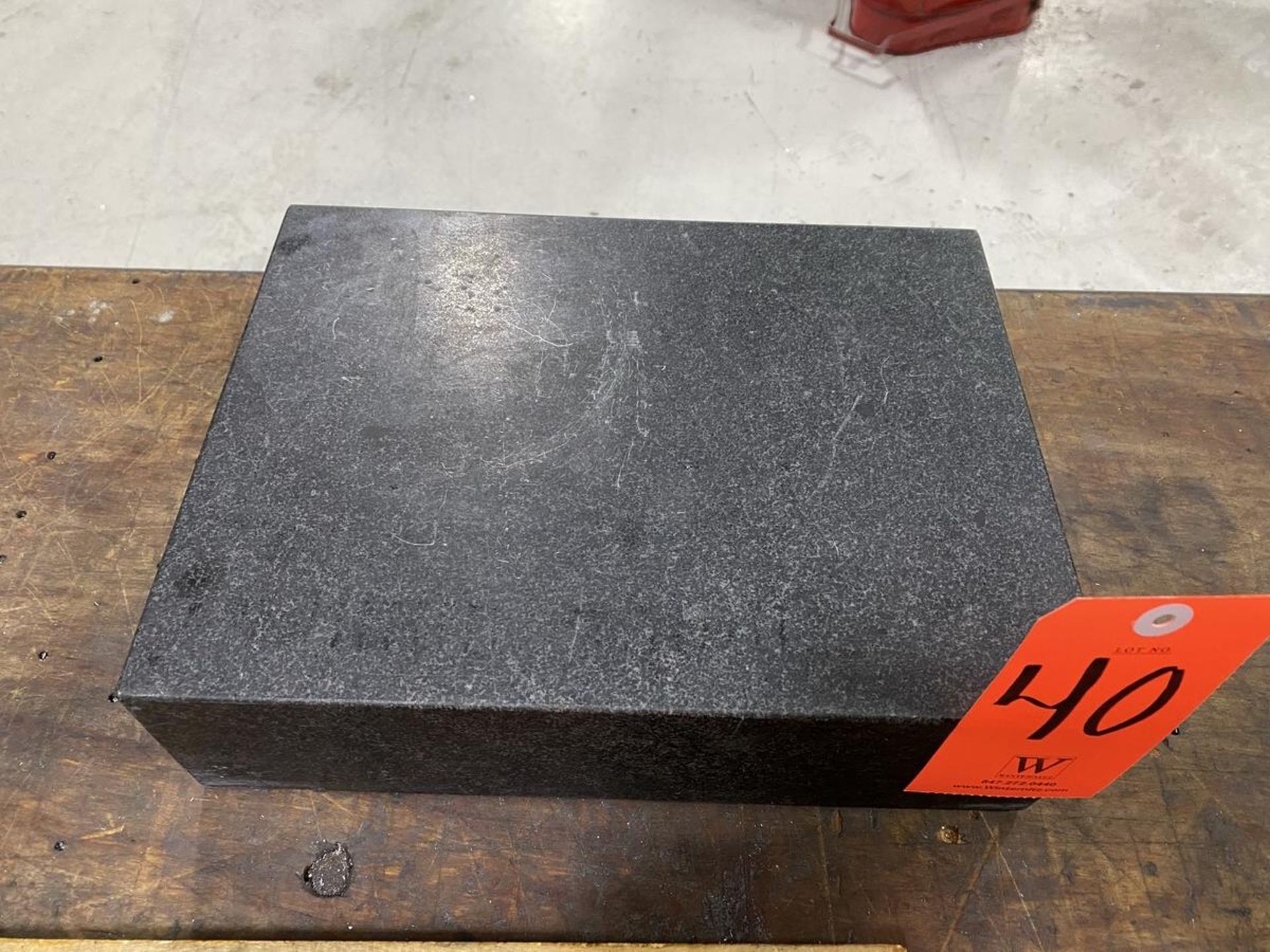 9 in. wide x 12 in. long Granite Table