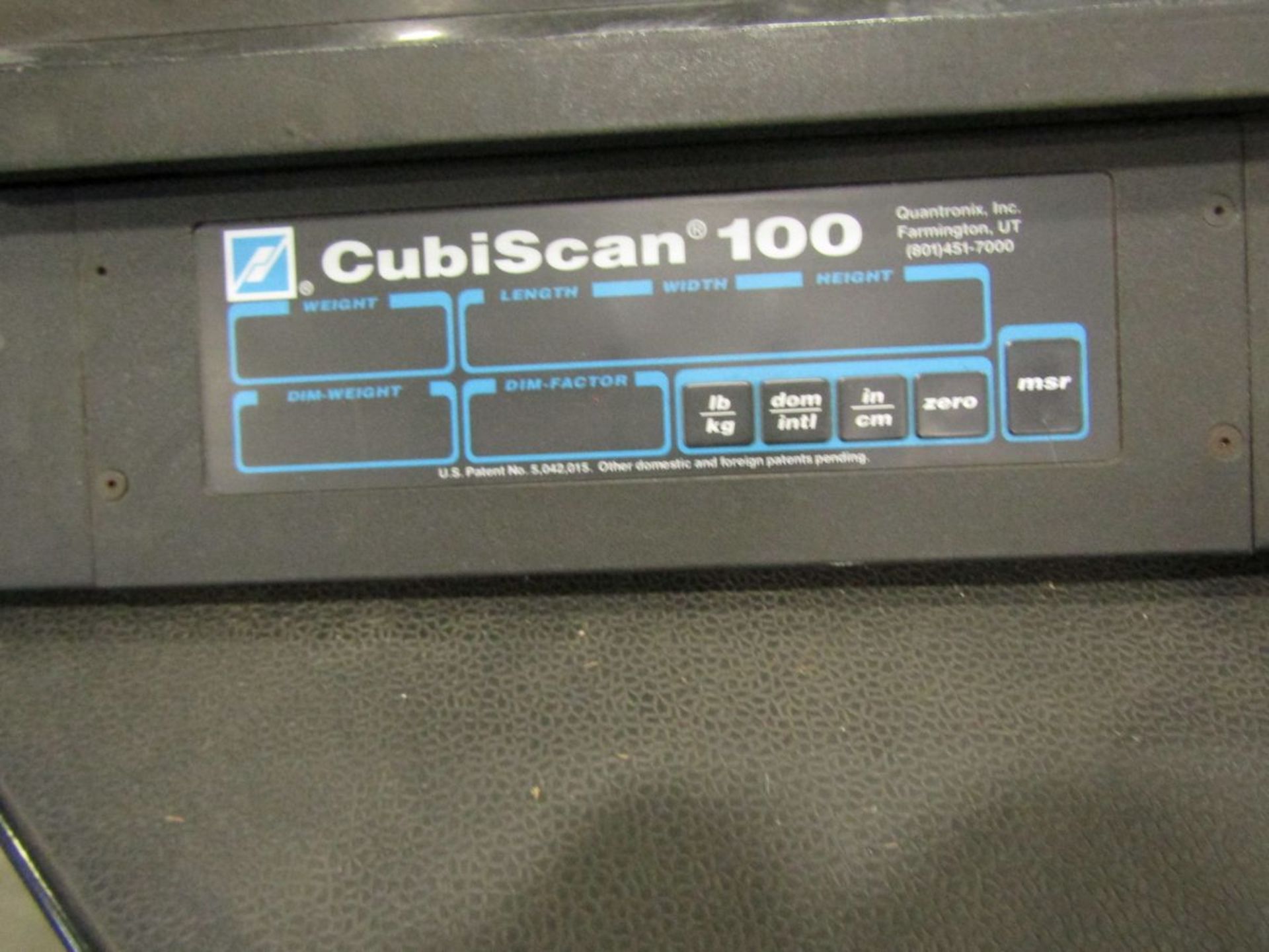 Quantronix Inc. Model QI-CS100L Cubiscan 100 Oversized Parcel Dimensioner, S/N: QI9711549 (2000); - Image 3 of 6
