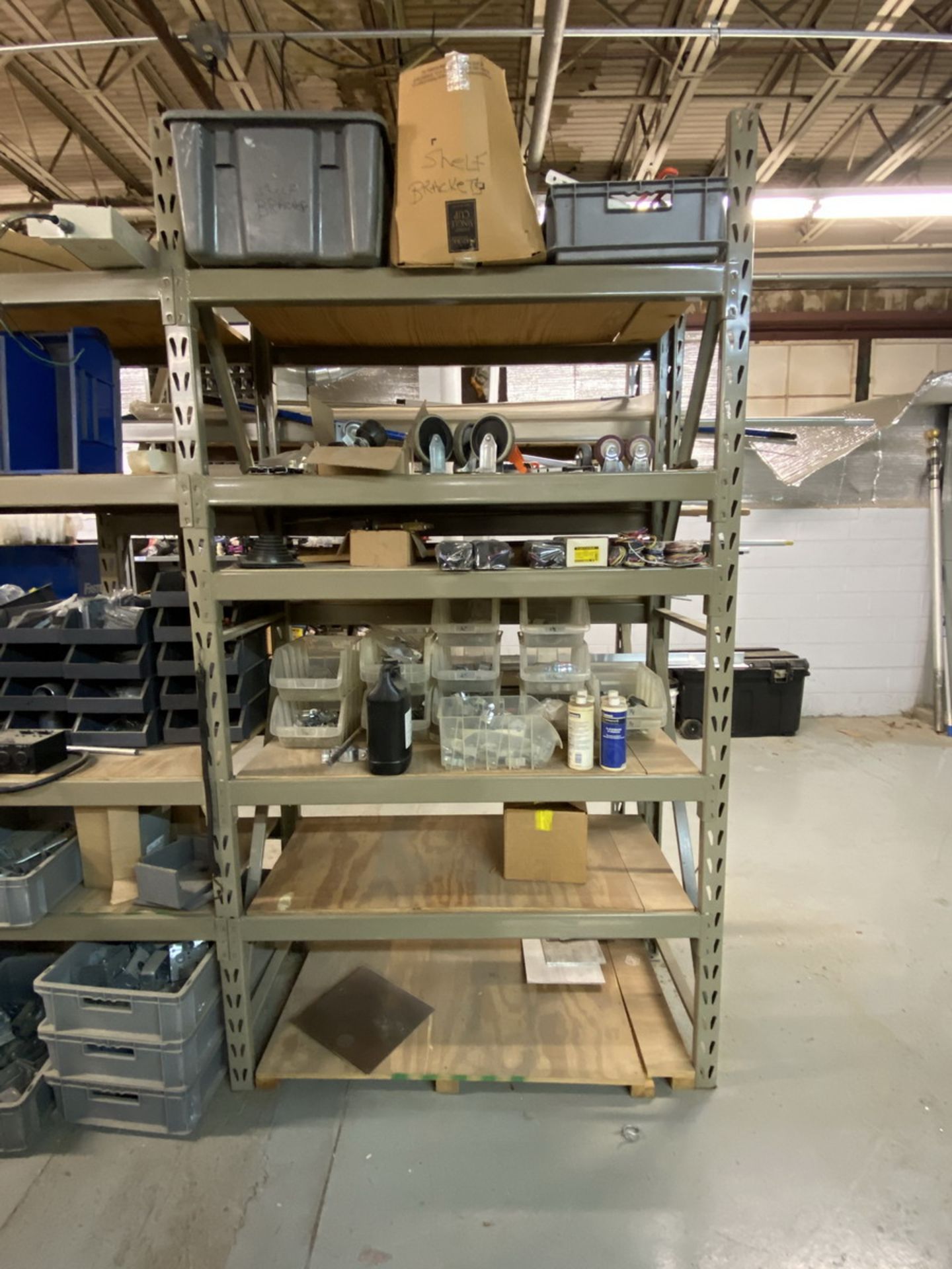 Lot - (6) Sections of Adjustable Racking, (7) 84 in. x 24 in. Uprights, (2) 72 in. x 24 in Uprights, - Image 6 of 7