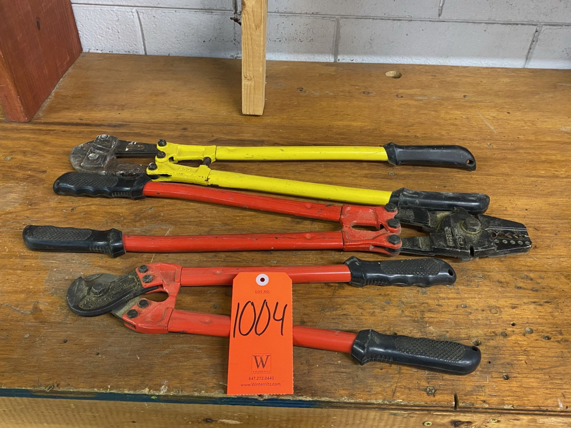 Lot - (3) Hand Crimpers; (1) 600 mm Bolt-Cutter, (1) AS9040 24 in. Crimper, (1) 12 mm Shear - (