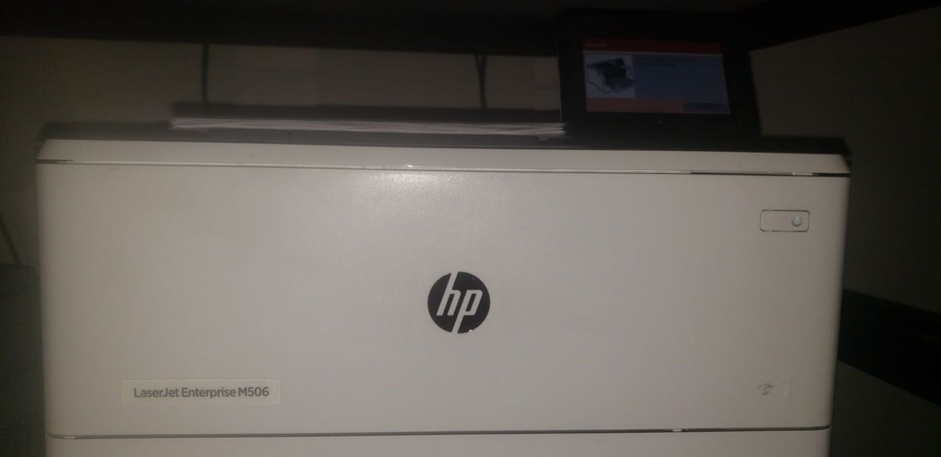 Lot - (2) Hewlett Packard Printers; (1) HP LaserJet P4014N, and (1) Laserjet Enterprise M506 - ( - Image 3 of 3