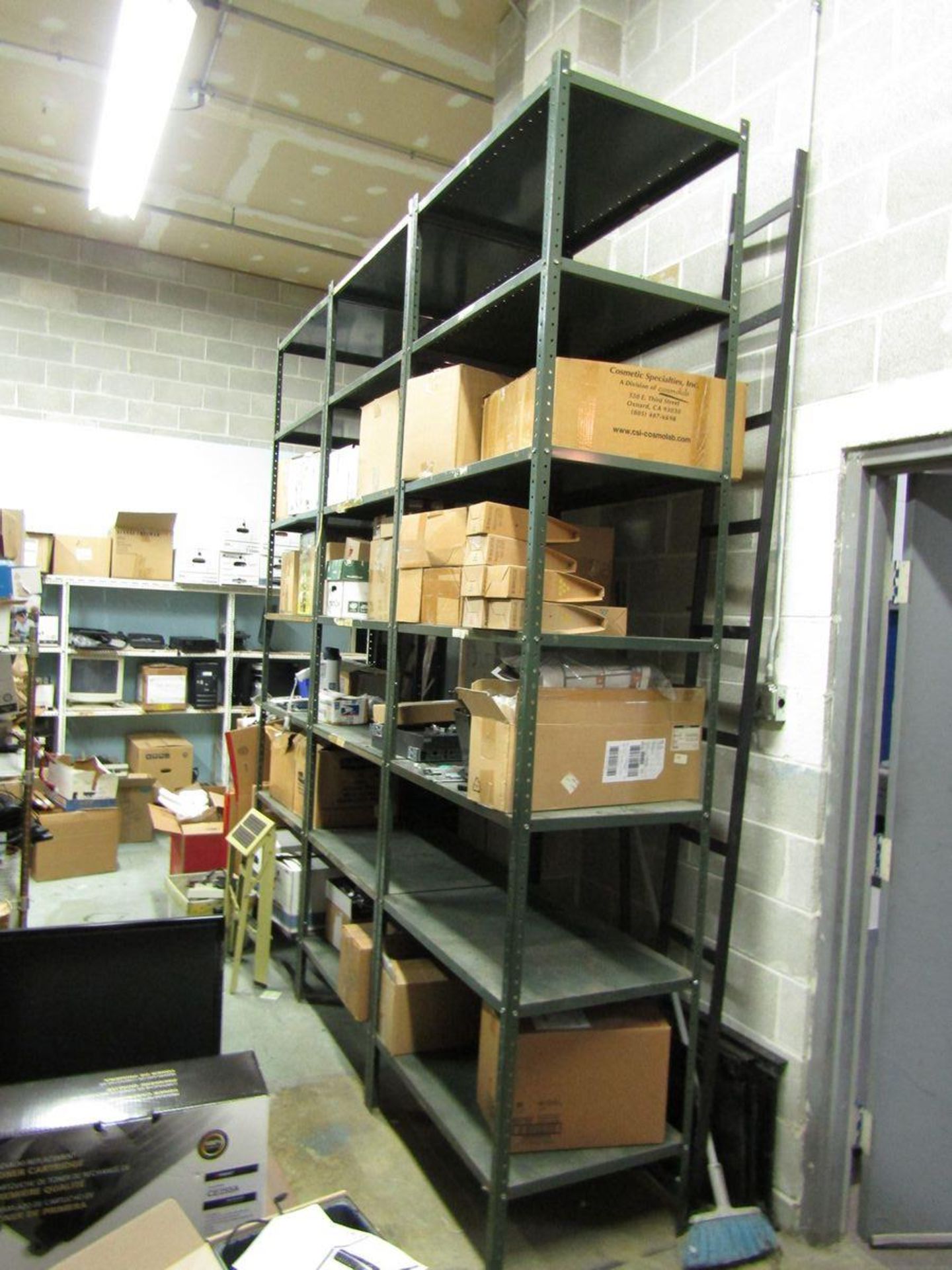 Lot - Contents of IT Repair Room, to Include: (26) Adjustable Shelving Units, Computer Monitors, - Image 5 of 17