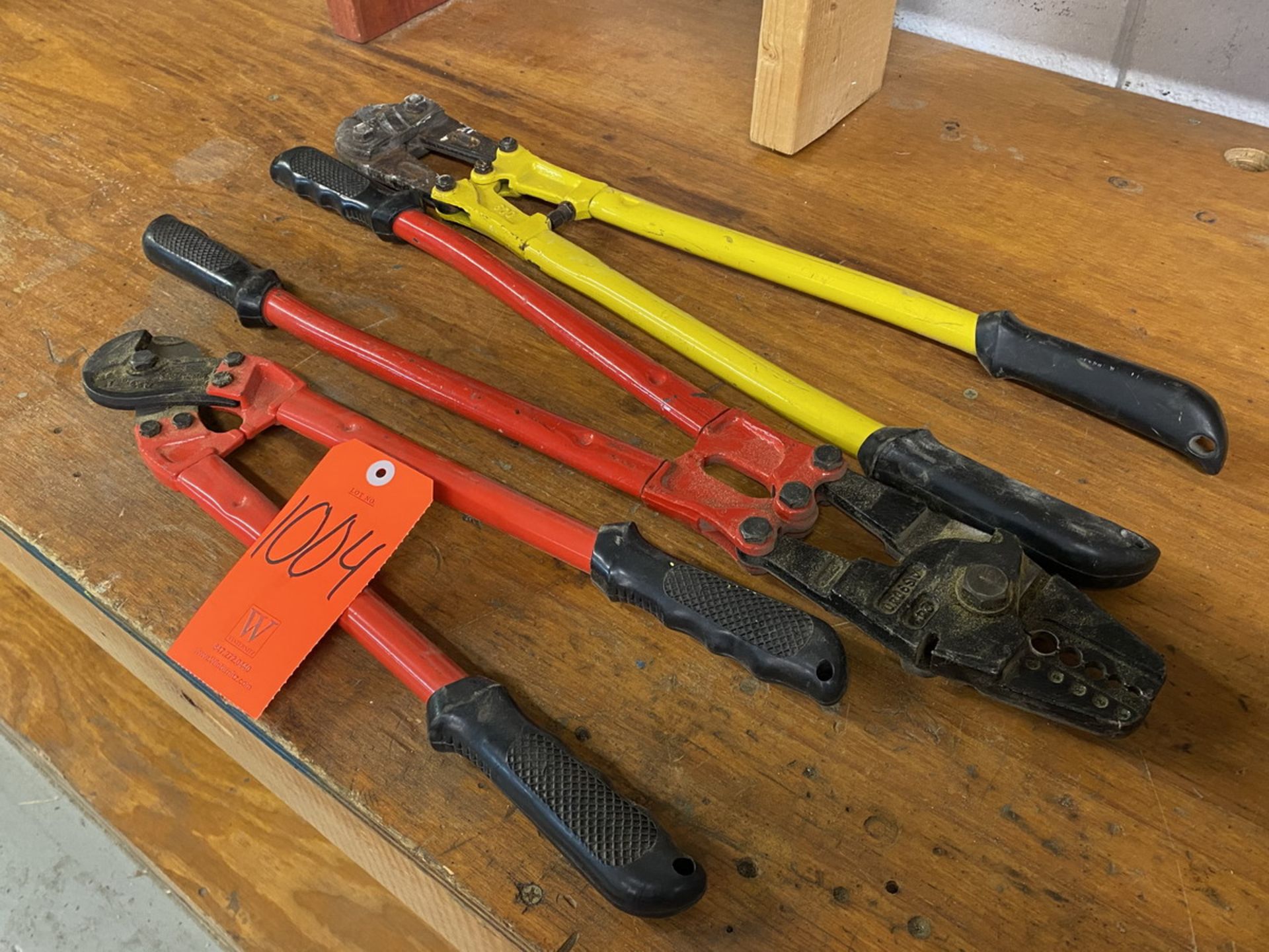 Lot - (3) Hand Crimpers; (1) 600 mm Bolt-Cutter, (1) AS9040 24 in. Crimper, (1) 12 mm Shear - ( - Image 2 of 3