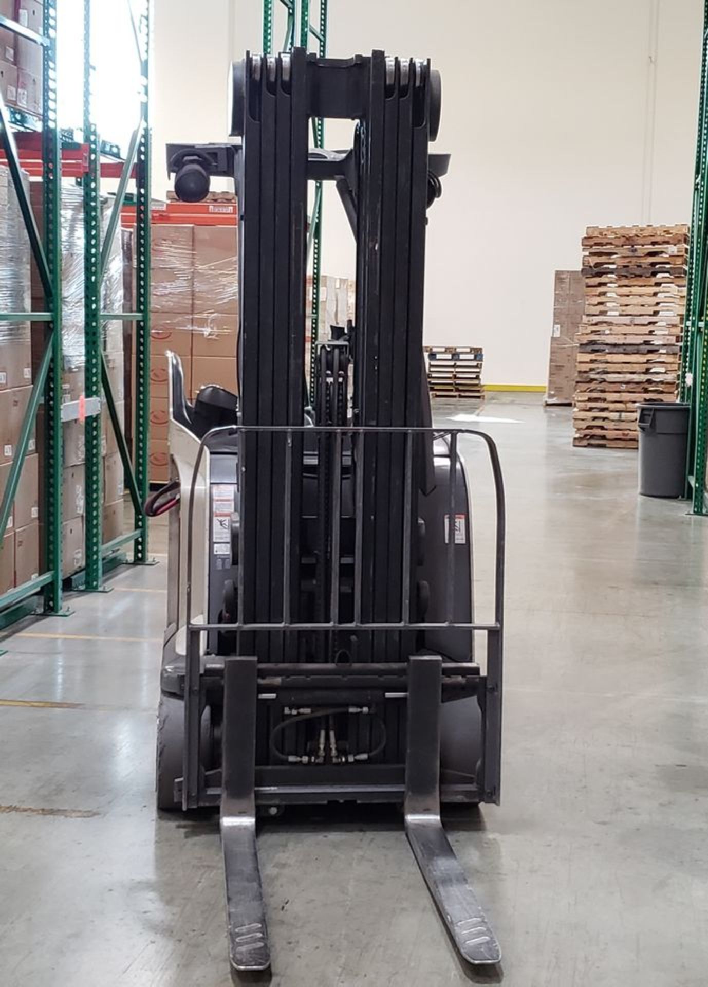 Crown 4,000 lb. Model 1A374244 Electric Standup Riding Forklift, S/N: 1A379436 (2011); with 270 - Image 2 of 8