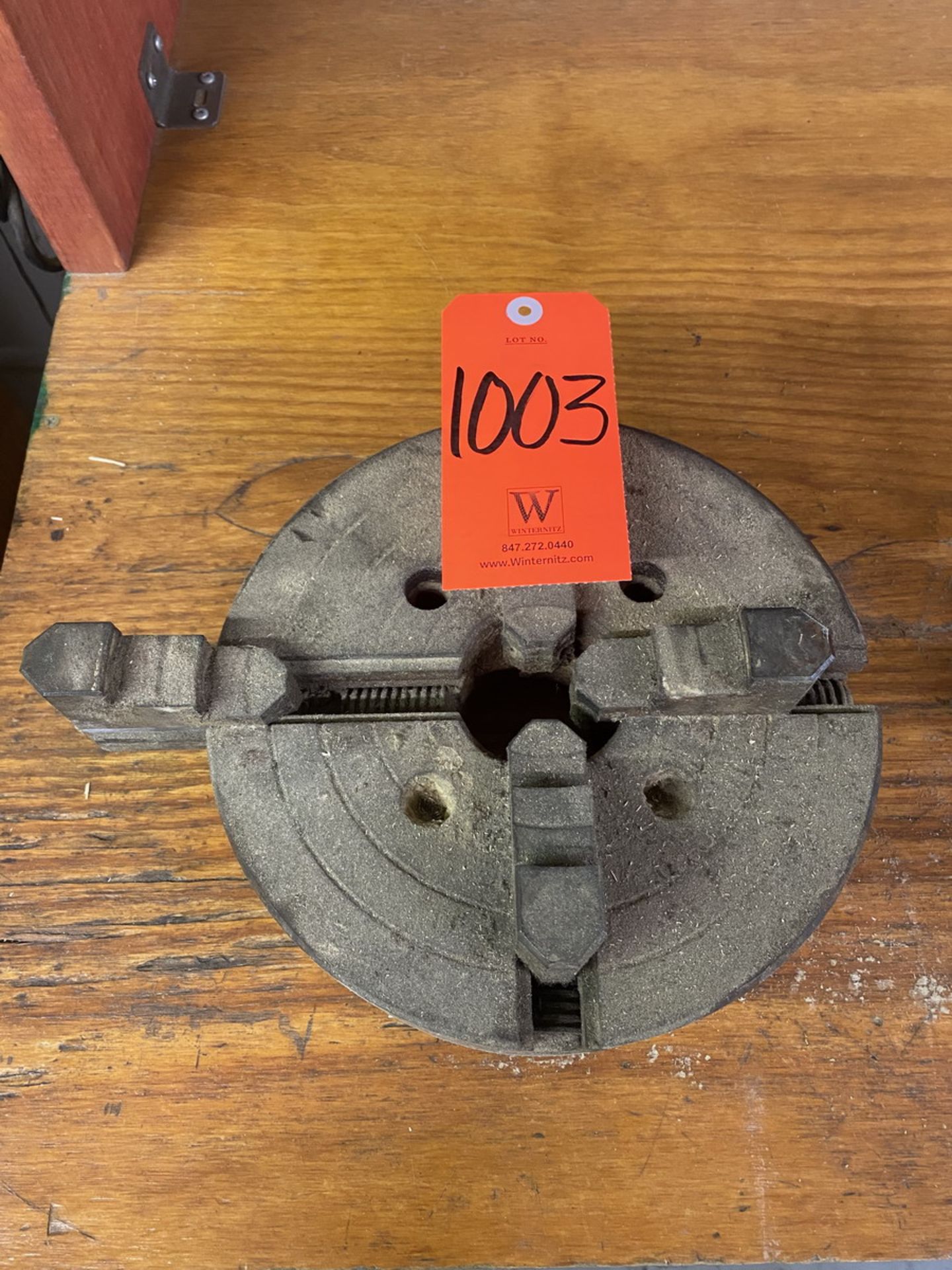 10 in. 4-Jaw Lathe Chuck - (Located In: Bedford Park, IL)