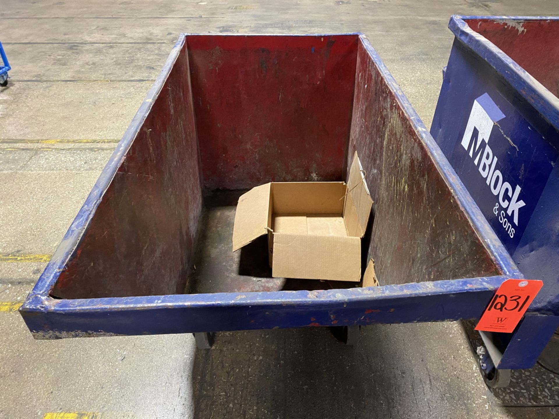 Steel Dump Cart; 31 in. x 60 in. x 37 in. (approx.) - (Located In: Bedford Park, IL) - Image 3 of 3