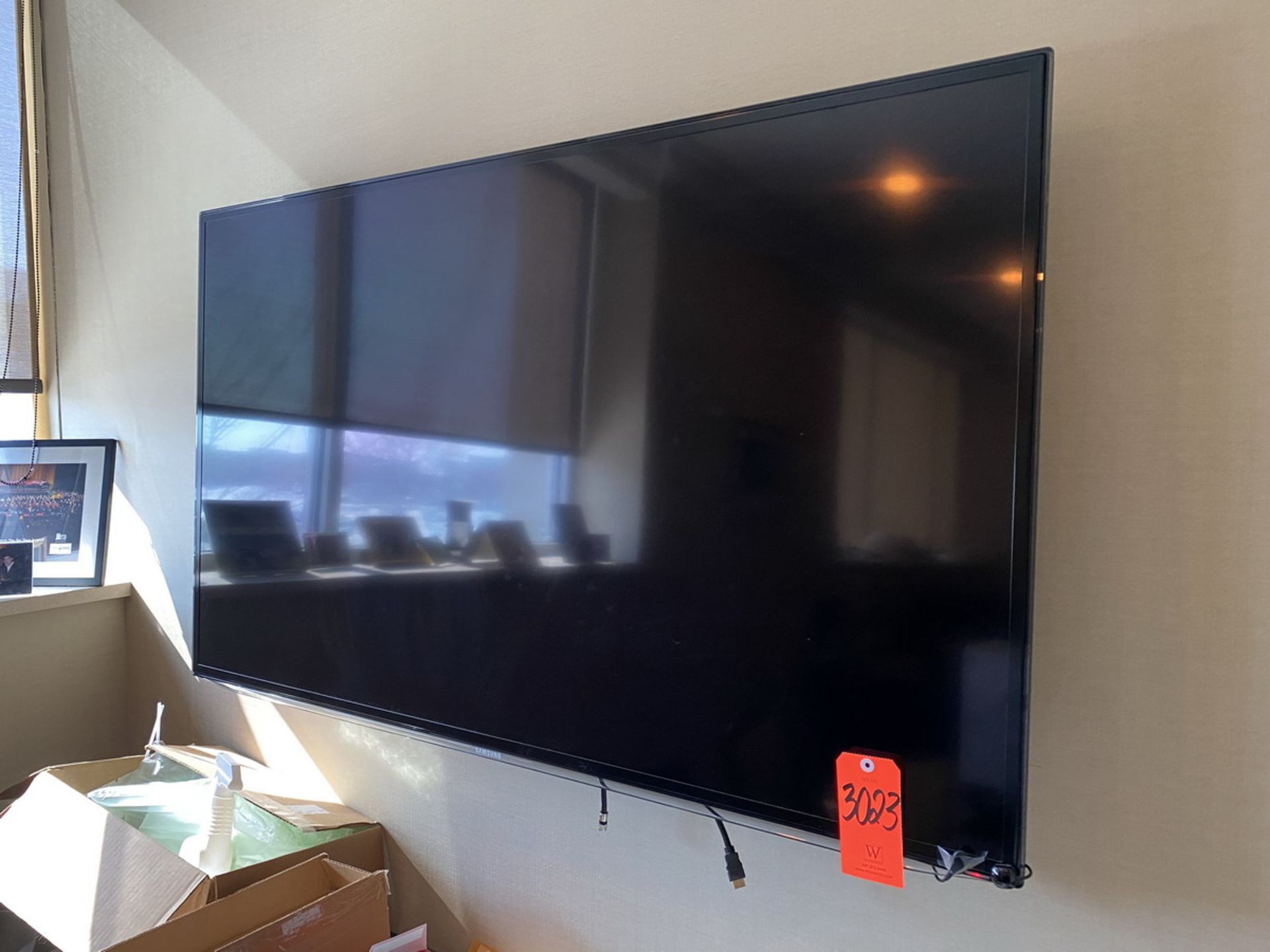 Samsung 60 in. Flatscreen TV (Delayed Removal - Cannot Begin Removal Until 4/23/2021) - (Located In: