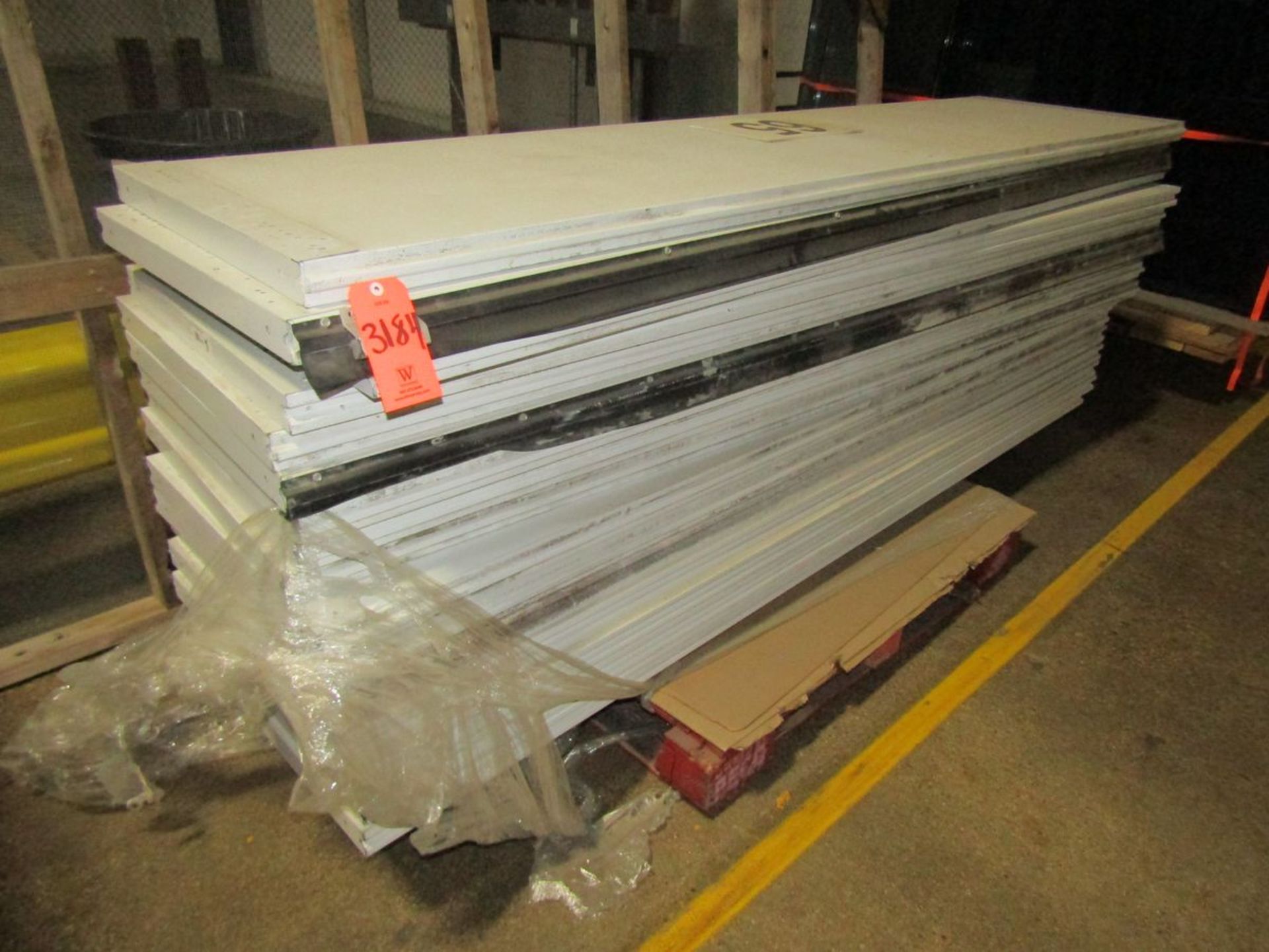 Lot - (17) Garage Door Panels, 8 ft. x 2 in. x 24 in. (LxTxH) - (Located In: Bedford Park, IL)