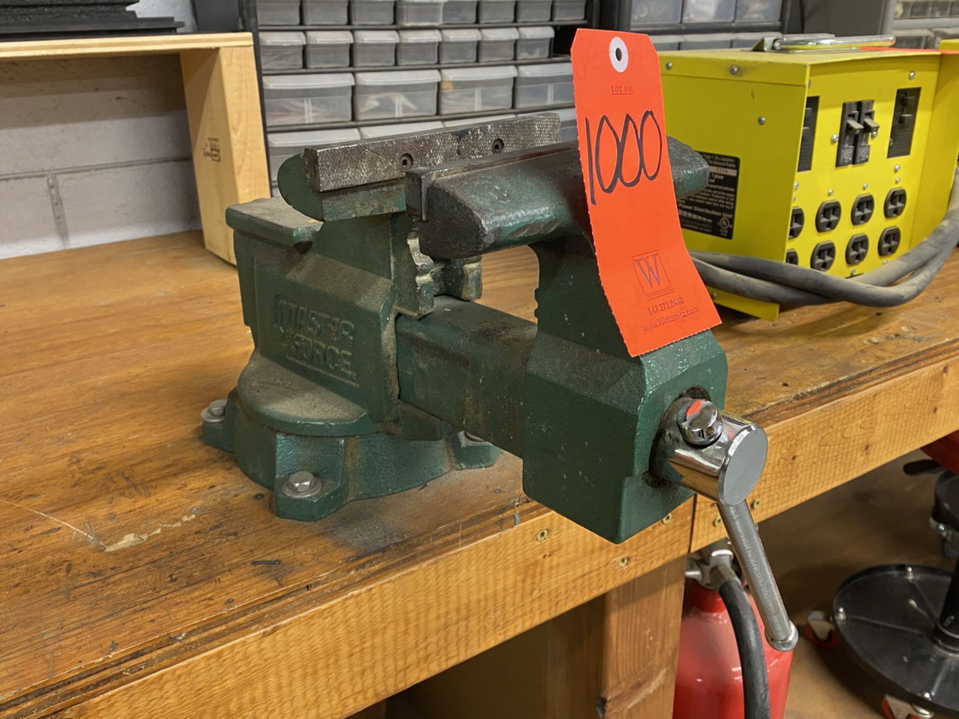 Master Force 6 in. Bench Vise - (Located In: Bedford Park, IL)