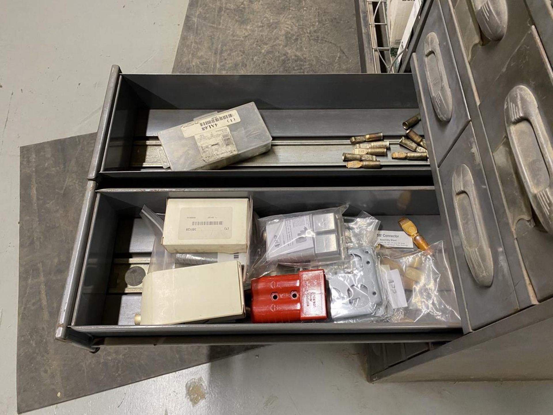 Lot - (2) 10-Drawer Parts Cabinets with Contents of Fuses, Switches, & Pipe Fittings - (Located - Image 9 of 21