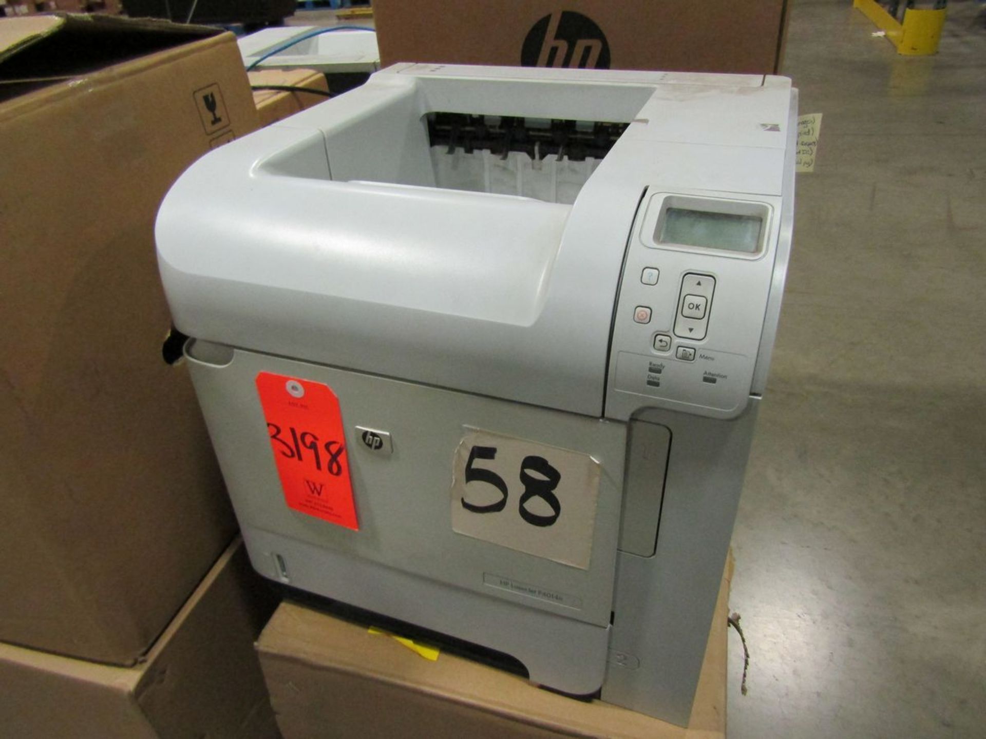 Hewlett-Packard LaserJet P4014n Printer - (Located In: Tinley Park, IL)
