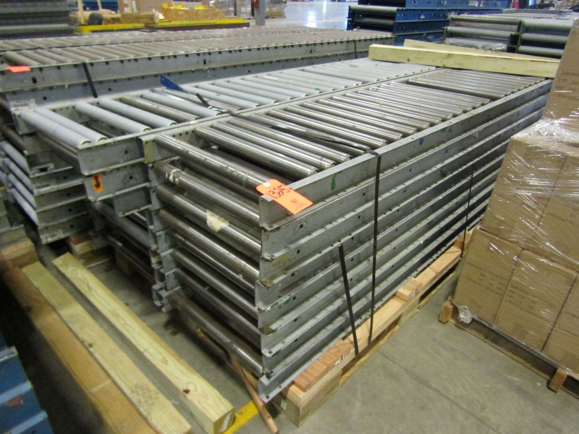 Lot - (10) 10 ft. x 24 in. Roller Conveyors (Limited Qty of 24 in. Legs, Available on a First Come-