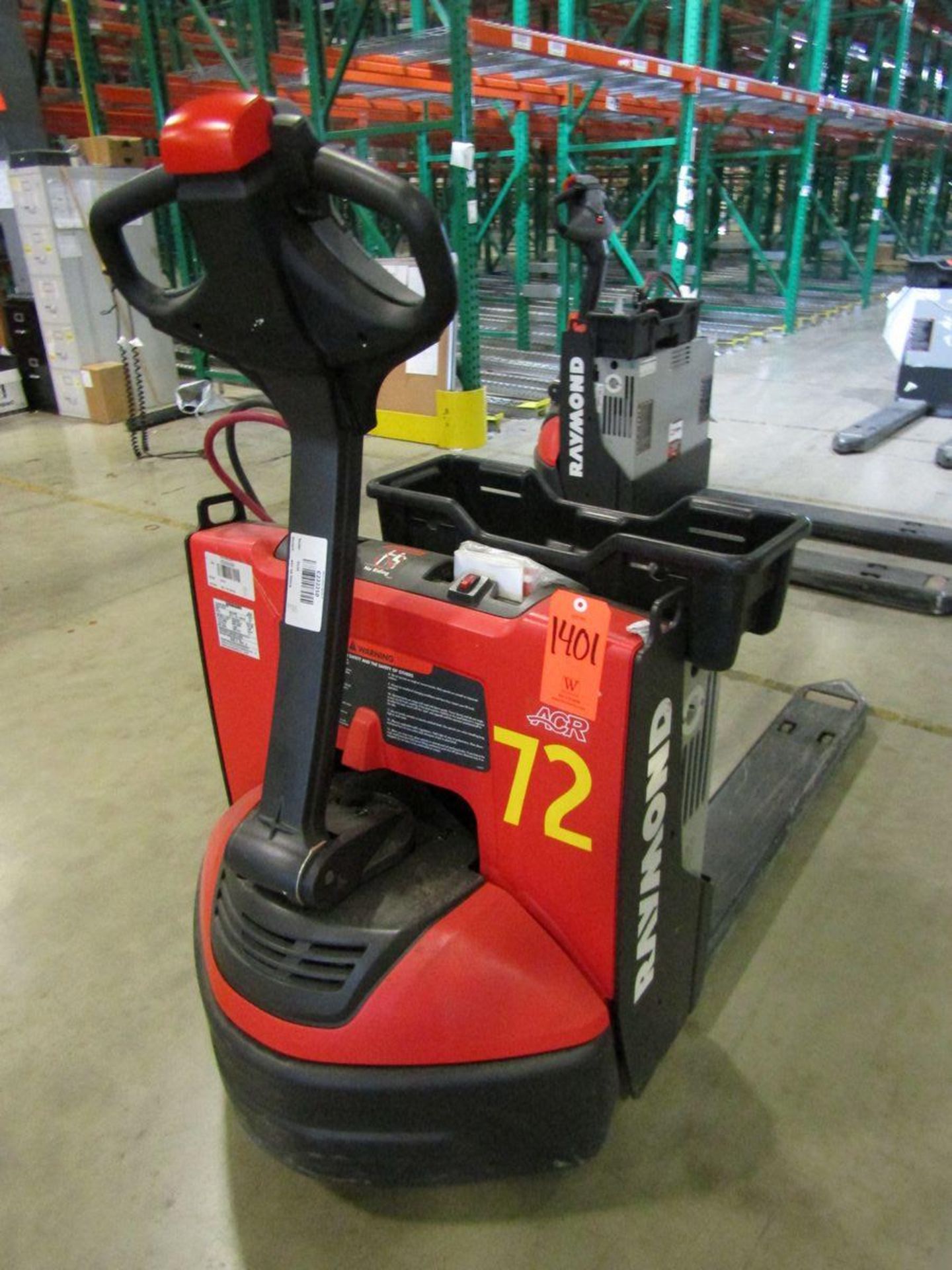 Raymond 4,500 lb. Cap. Model 8210 Electric Pallet Jack, S/N: 821-18-30418 (2018); 24-V (#72) - (