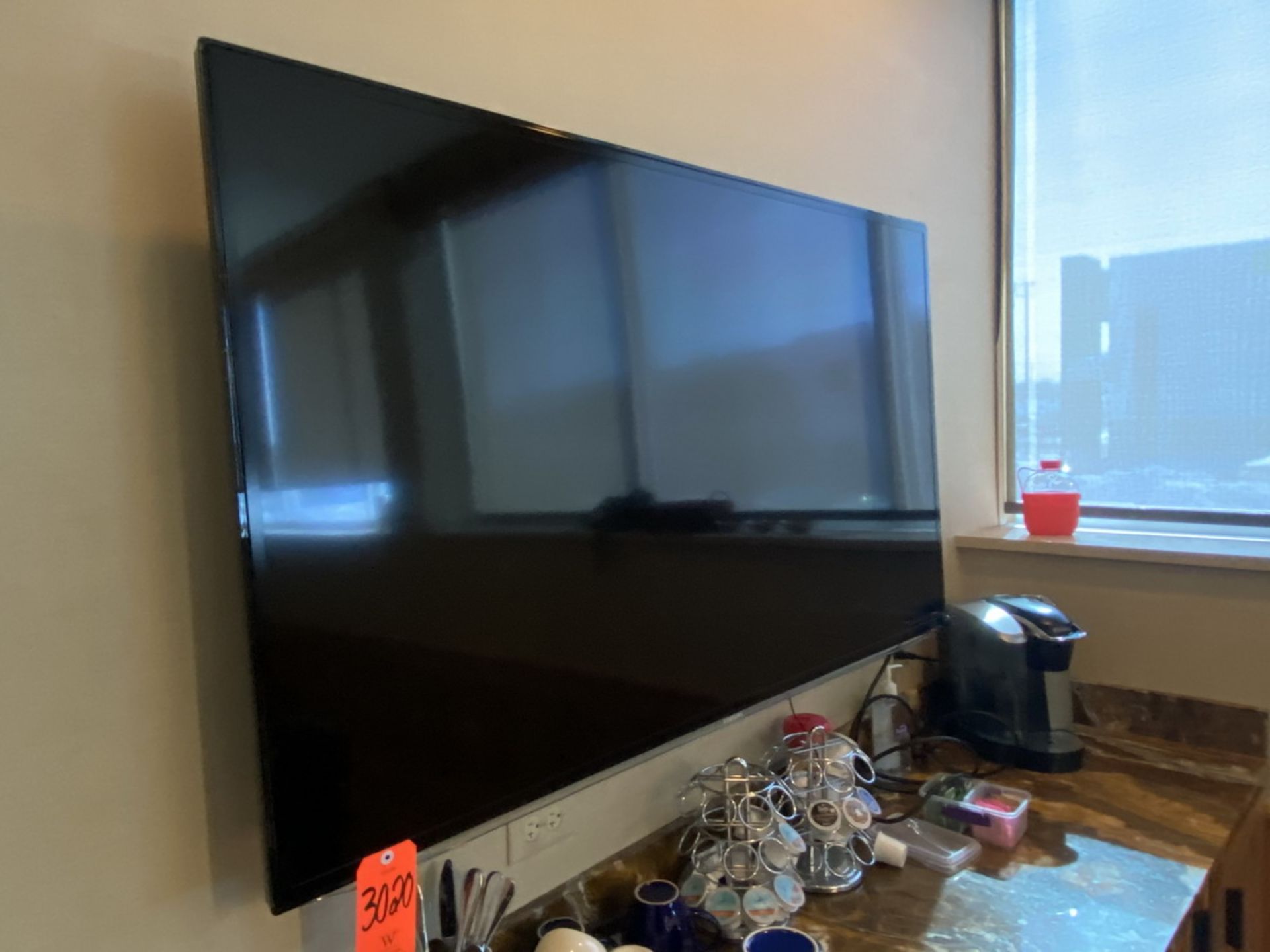 Samsung 60 in. Flatscreen TV (Delayed Removal - Cannot Begin Removal Until 4/23/2021) - (Located In: