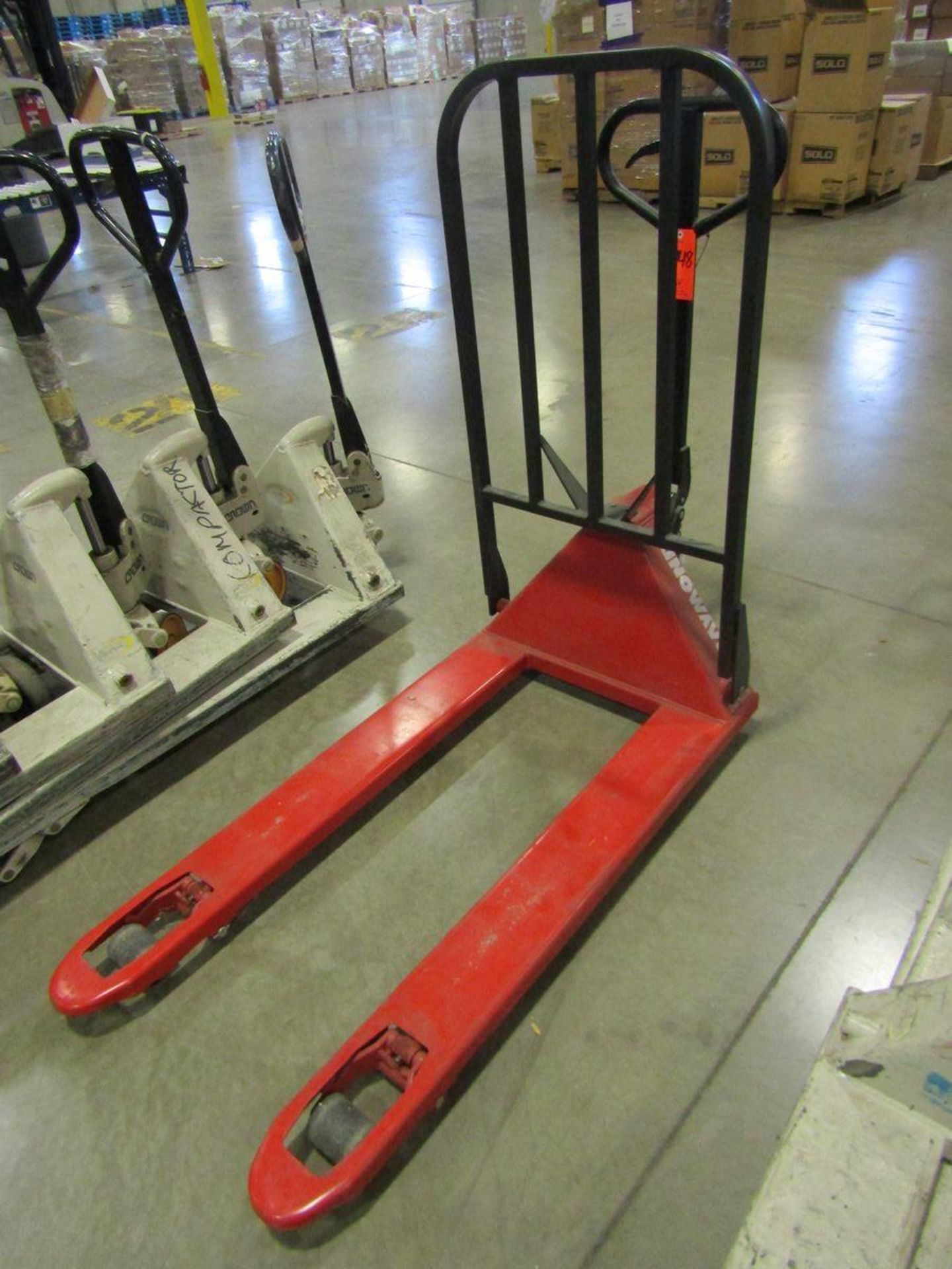 Raymond 5,500 lb. Cap. Model RJ50N Pallet Jack with Mast Guard Back Rest - (Located In: Tinley Park,