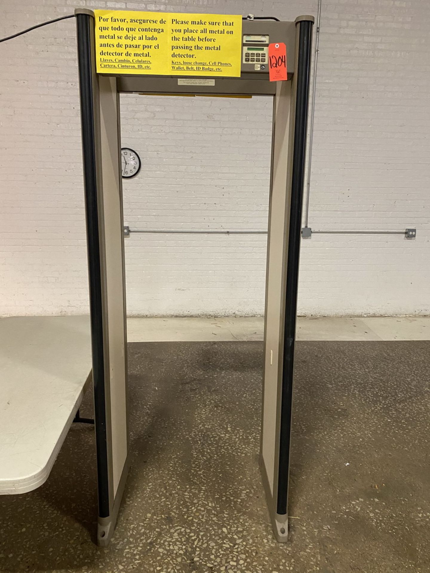 Garrett Model PO-6500i Walk-Through Pinpoint Metal Detector - (Located In: Bedford Park, IL)