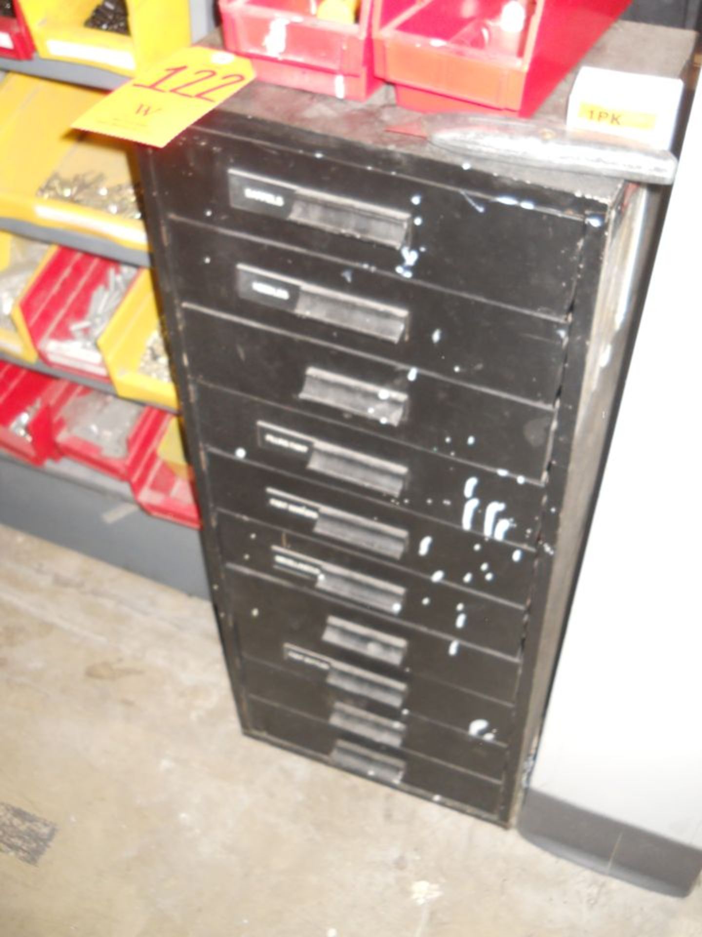 10-Drawer Fastener-File Cabinet, with Contents - Image 2 of 2