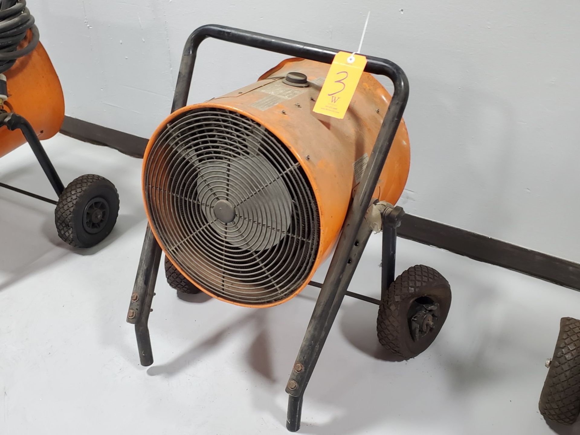 Dayton Electric Heater; 480-Volt, 3-Ph, 18-Amp, 15-Kw (Plug-In Defective)