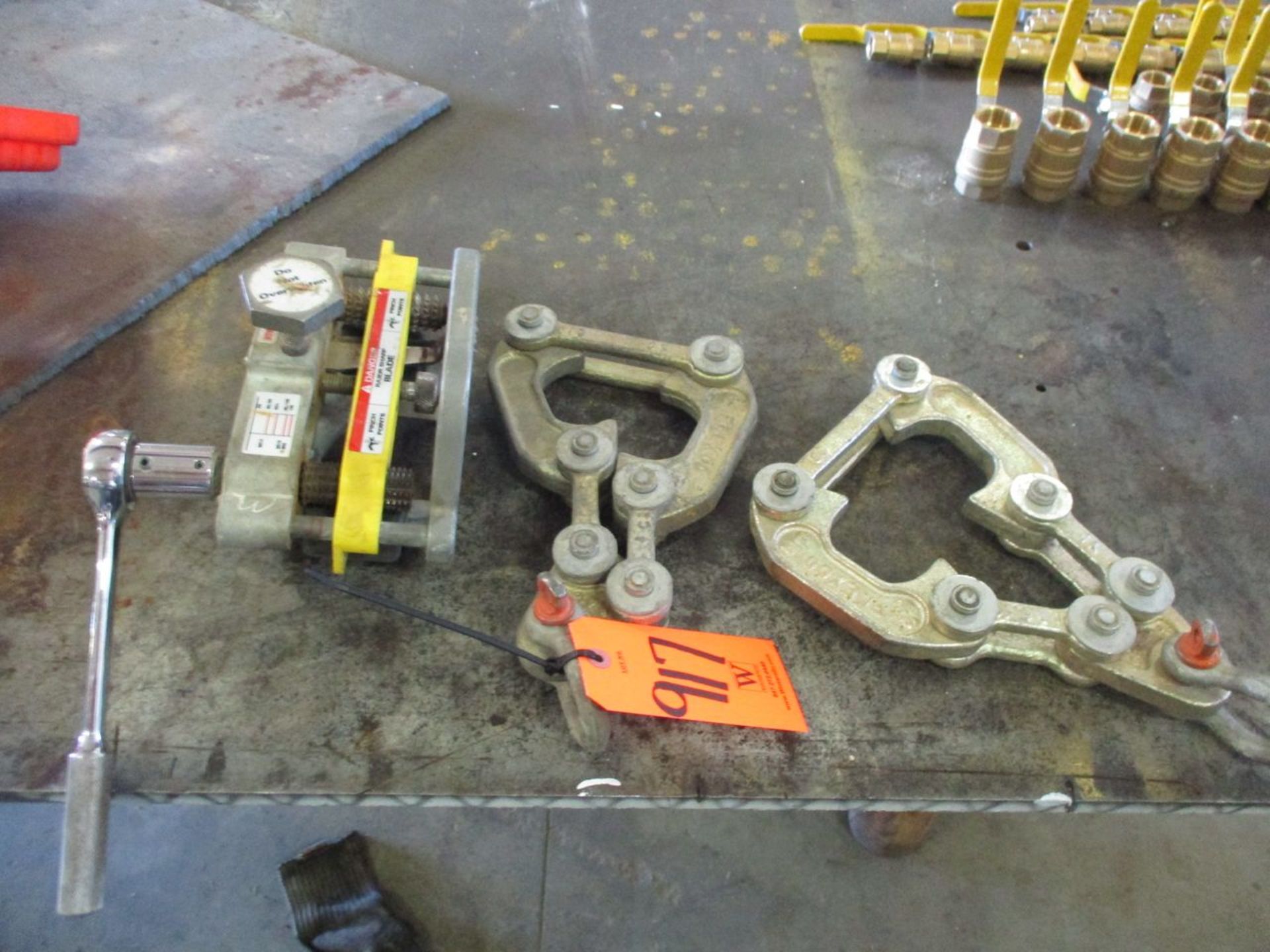 Flexco FSK2 Belt Skiver, s/n 00577 with (2) Belt Clamps