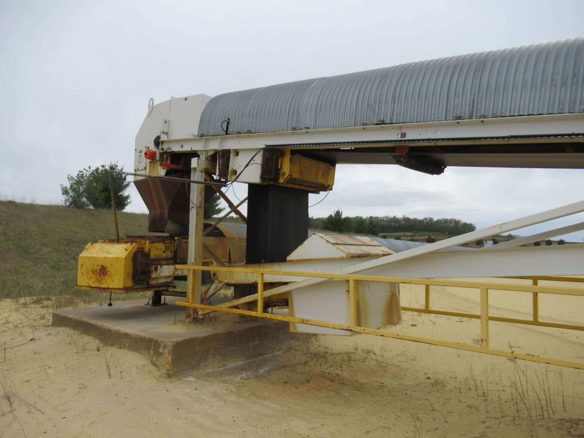 2014 Superior Model 36x389, 36" x 430' Elevated Overland Trough Belt Conveyor System (Sold by the - Image 3 of 4