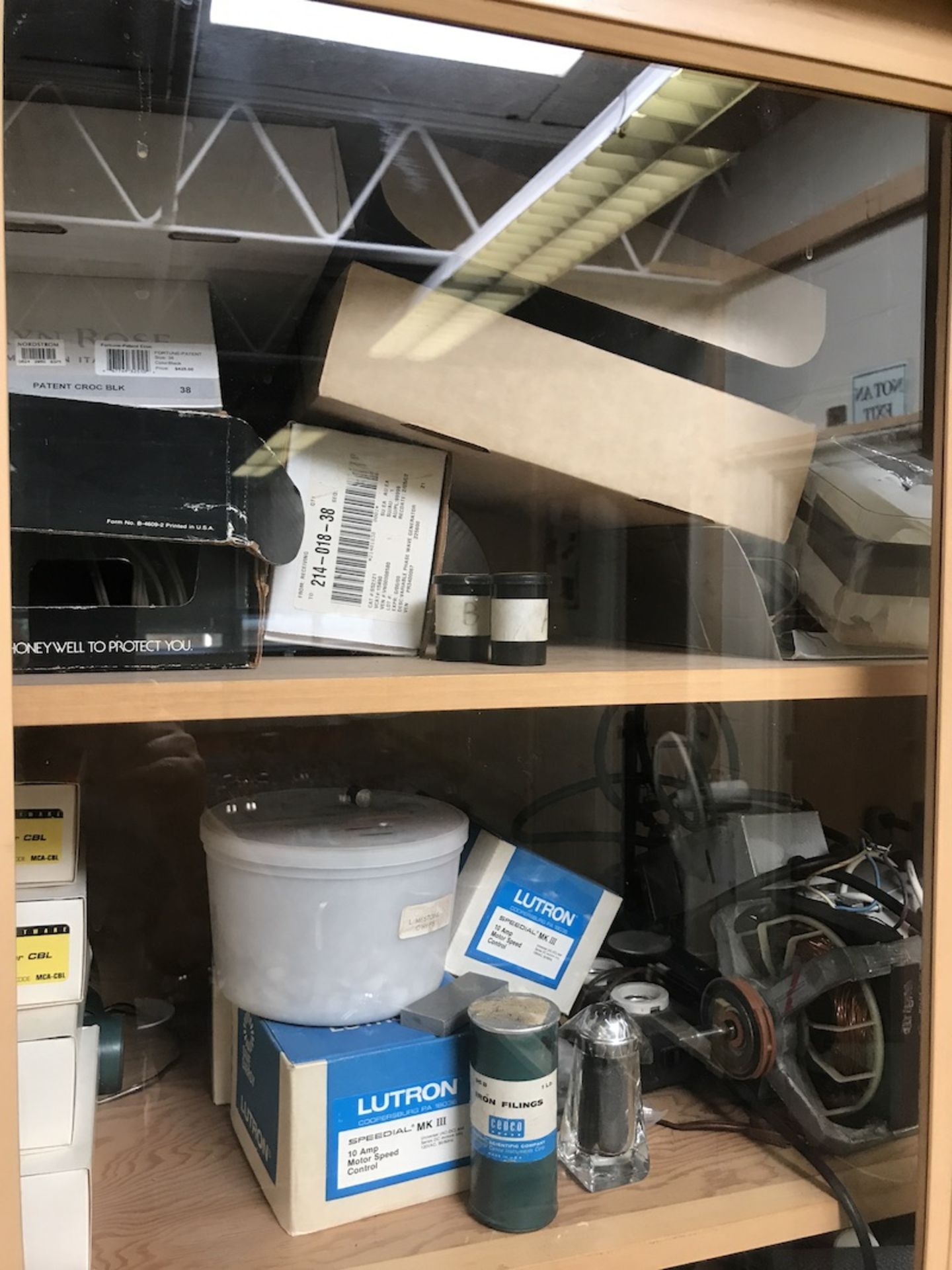 Contents of Science Cabinet (Room 409)