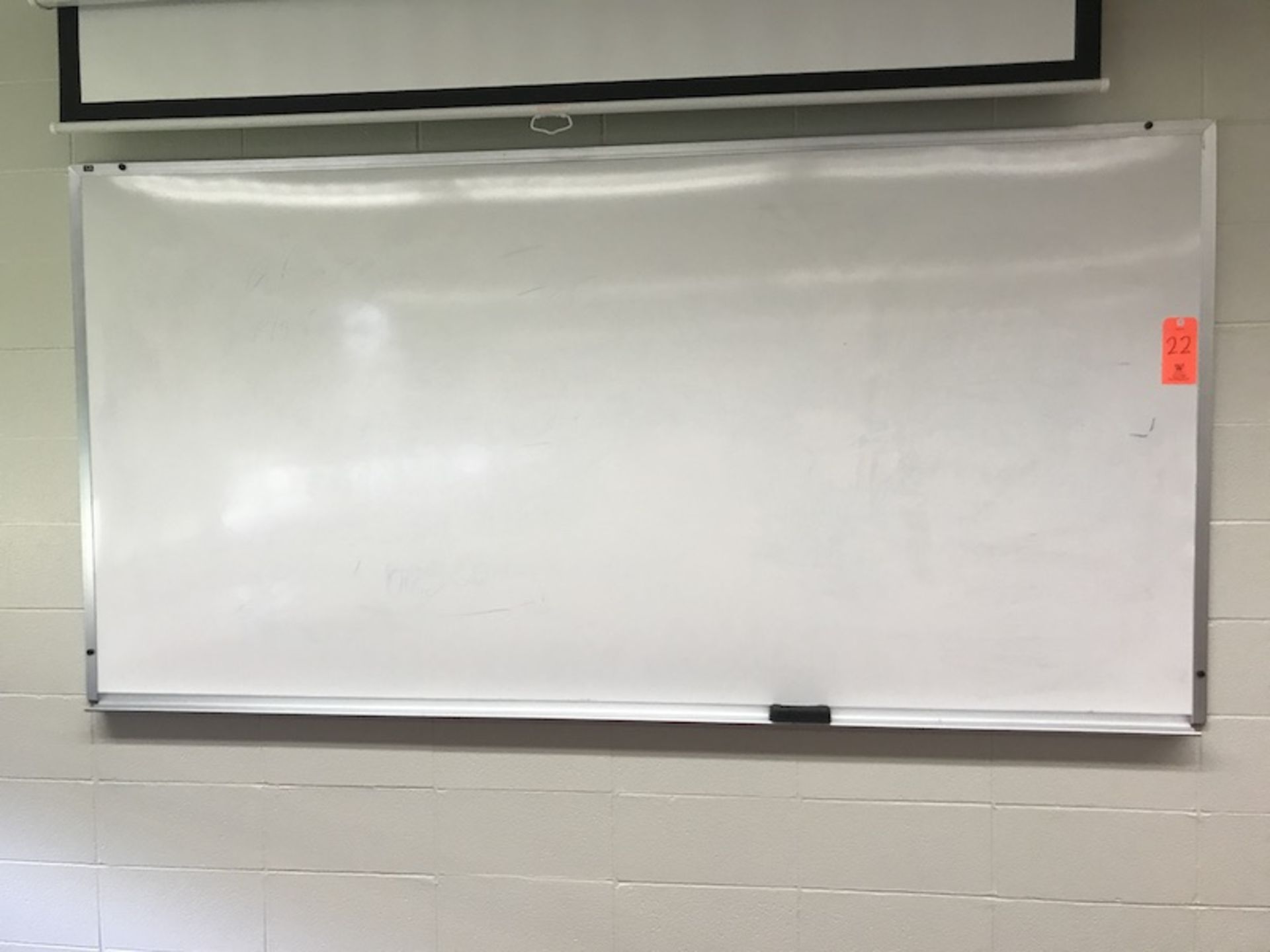 Lot - (1) Dry Erase Board (1) Projection Screen (Room 310) - Image 2 of 2