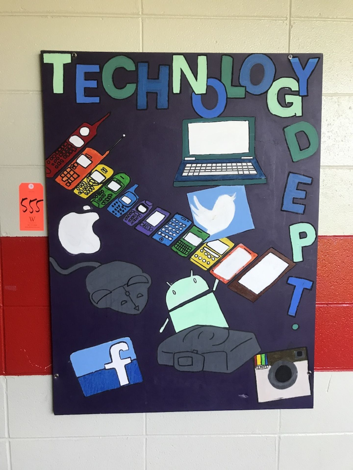 Technology Dept. Wall Art (Hallway)