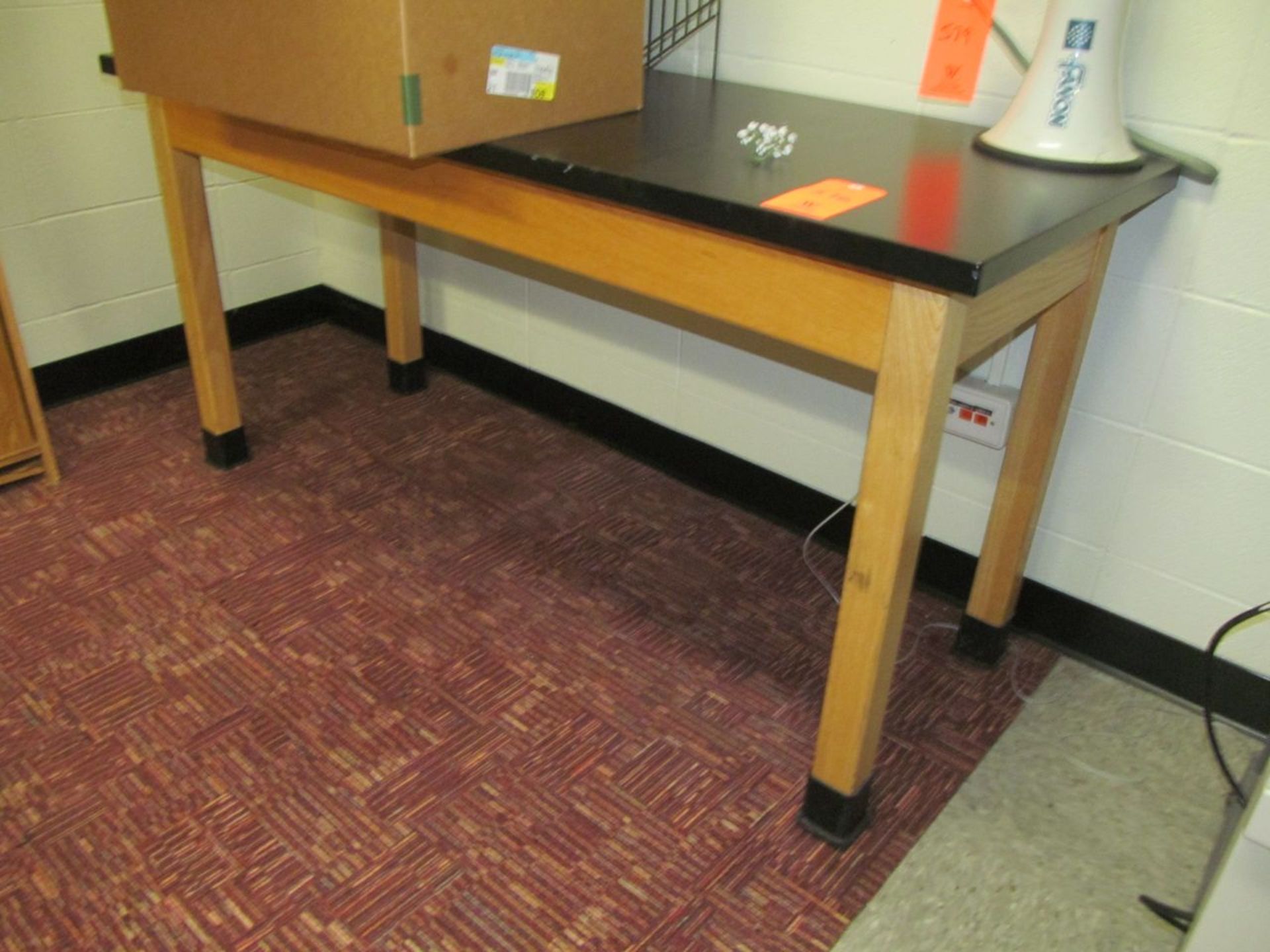 Lot - Table, Computer Table, Book Self (No Contents) (Room 410)
