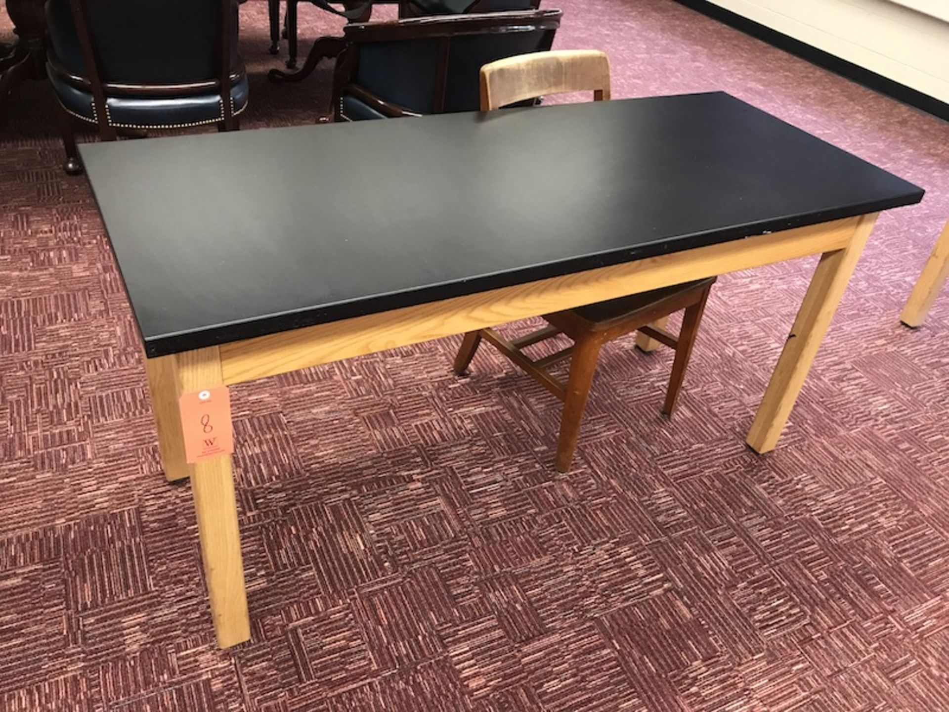 Lot - (1) 60 in. Wood Desk (1) Chair (Room 310)