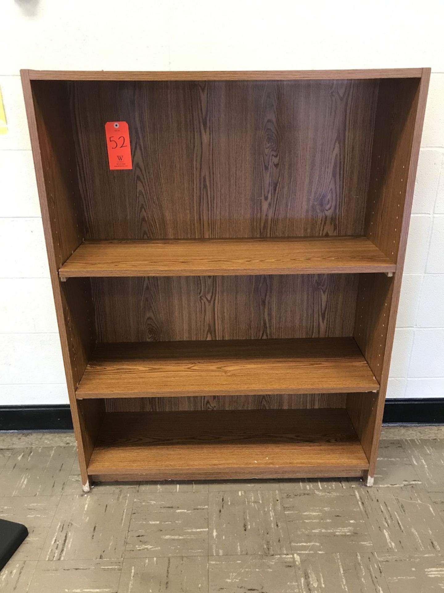 Lot - (1) 72 in. Desk (1) 36 in. Bookshelf (Room 304) - Image 2 of 2