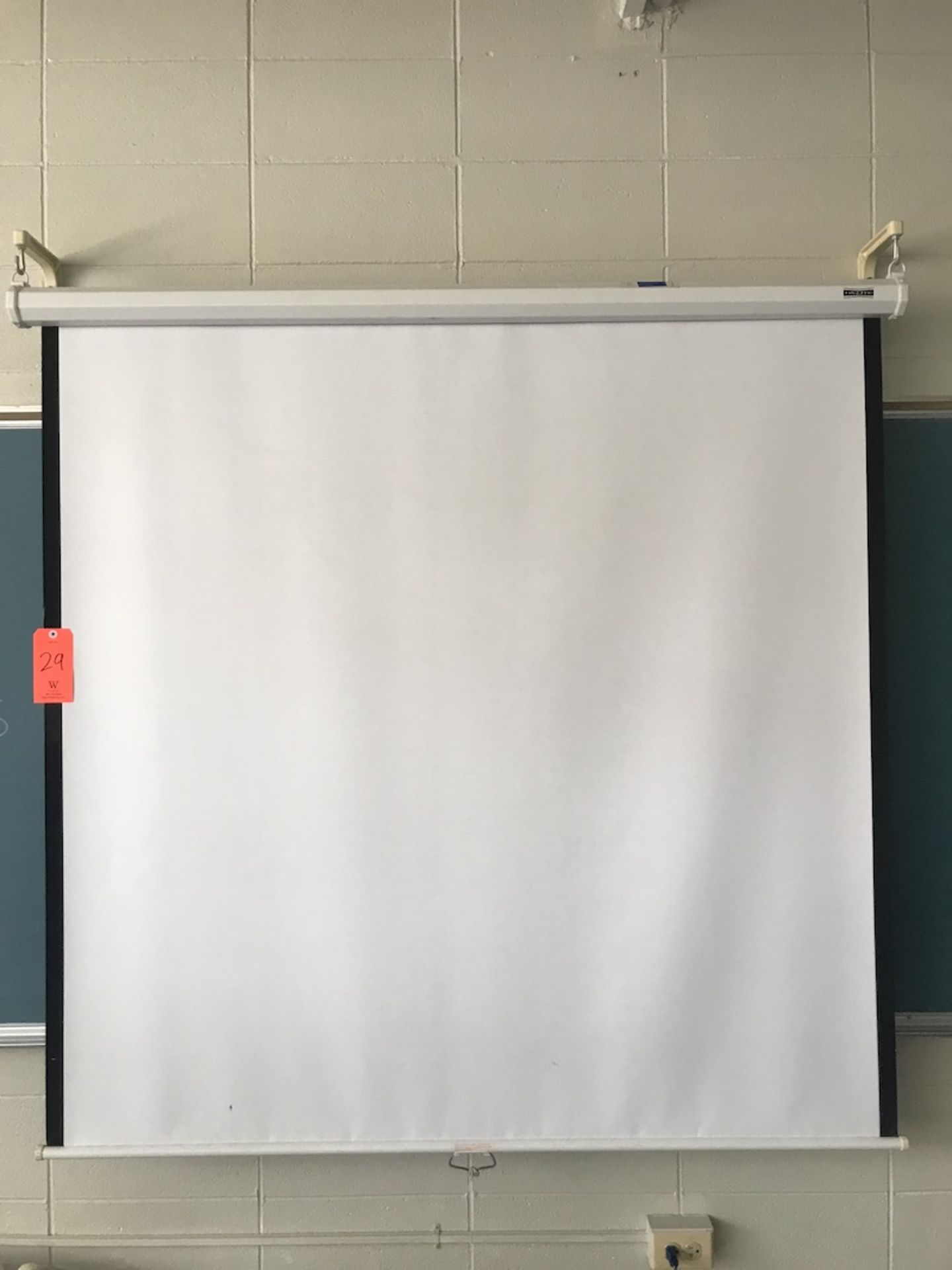 Lot - (1) Projection Screen (1) Dry Erase Board (Room 300)