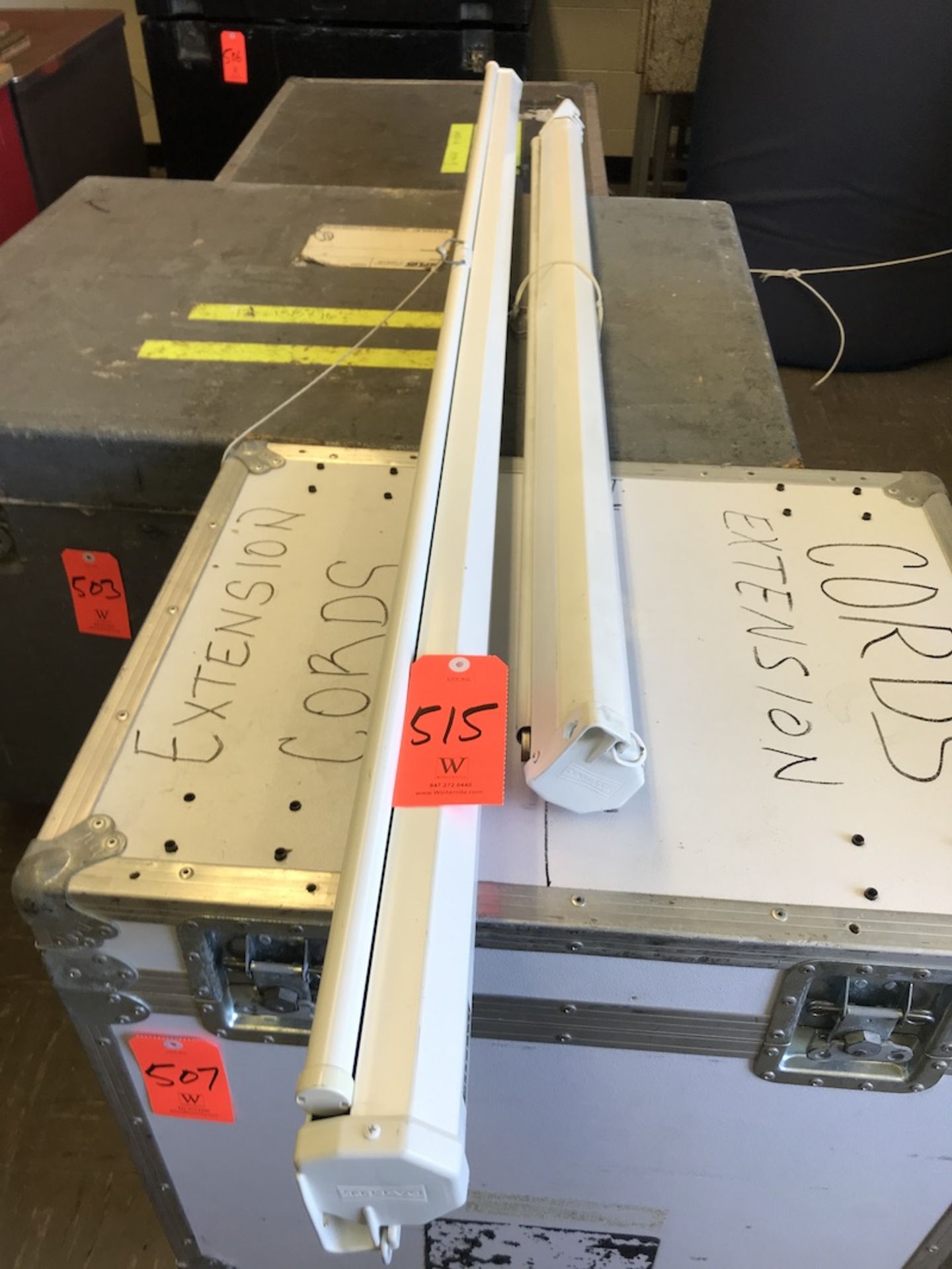 Lot - (2) Projection Screens (Room 102)