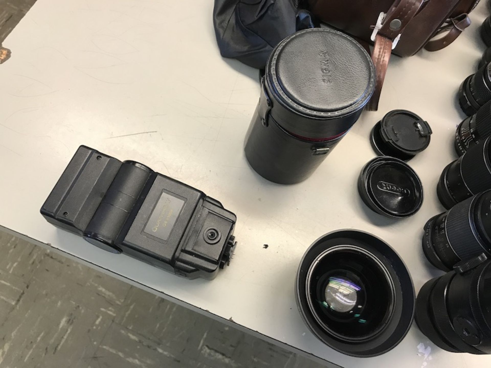Lot of Misc. Camera Lenses, Flashes, Camera Accessories (Room 108) - Image 7 of 12