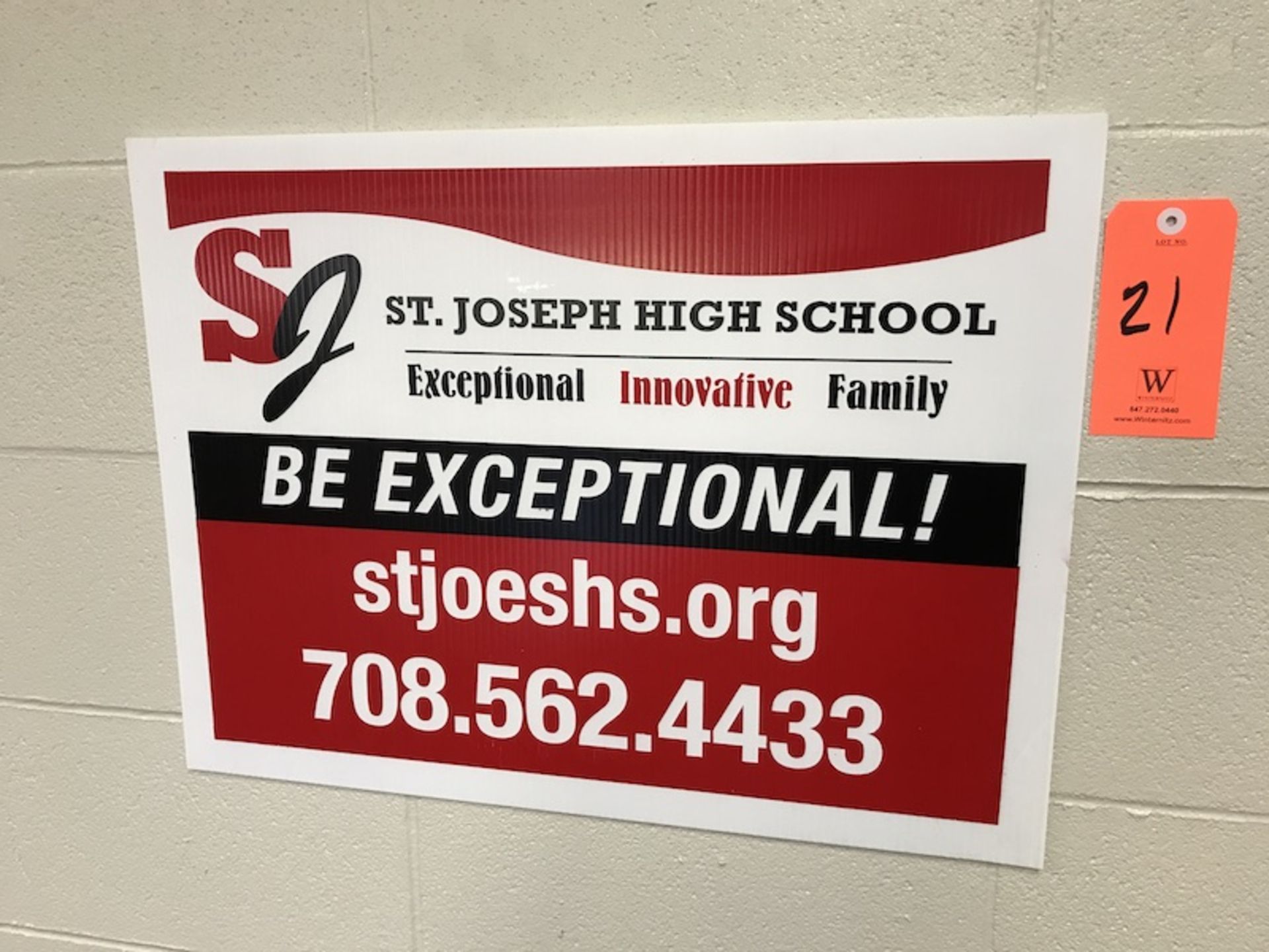 Lot - (2) St. Joseph Signs (Room 310) - Image 2 of 2