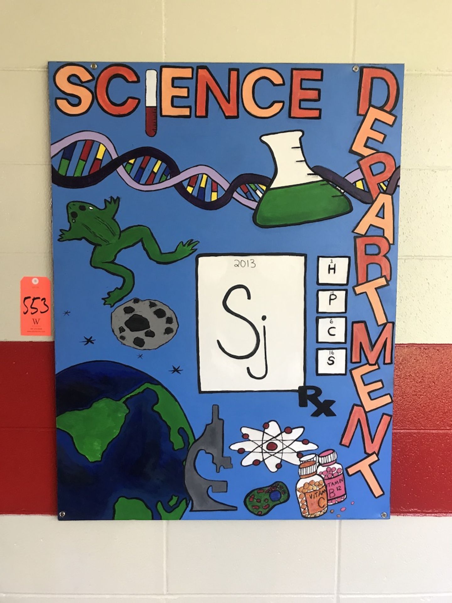 Science Department Wall Art (Hallway)