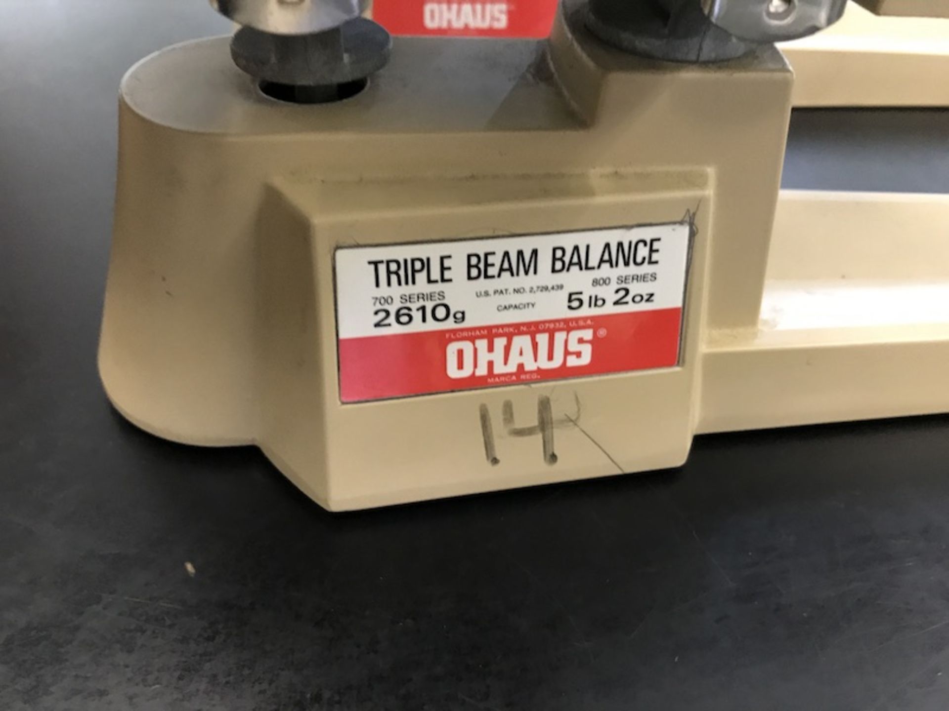 Lot - (2) Ohaus Triple Beam Balances (Room 309) - Image 2 of 2