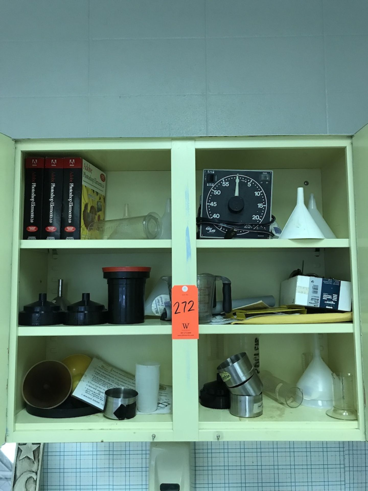 Contents of Art Cabinet (Room 209)