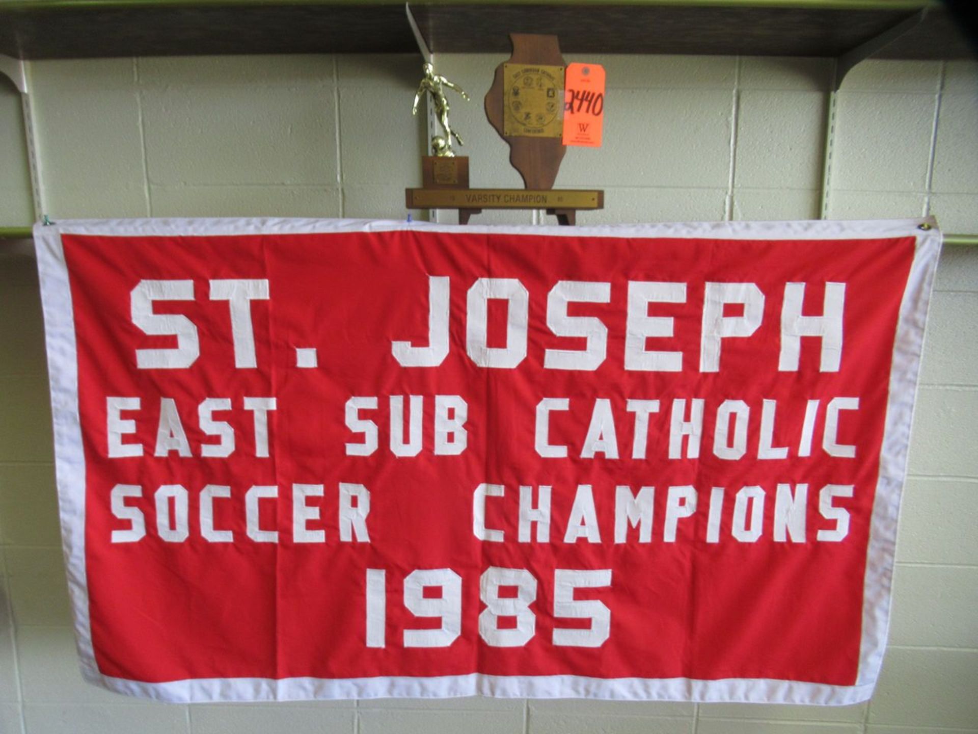 1985 East Suburban Catholic Conference Varsity Champion Soccer Trophy, 1985 St. Joseph East Sub