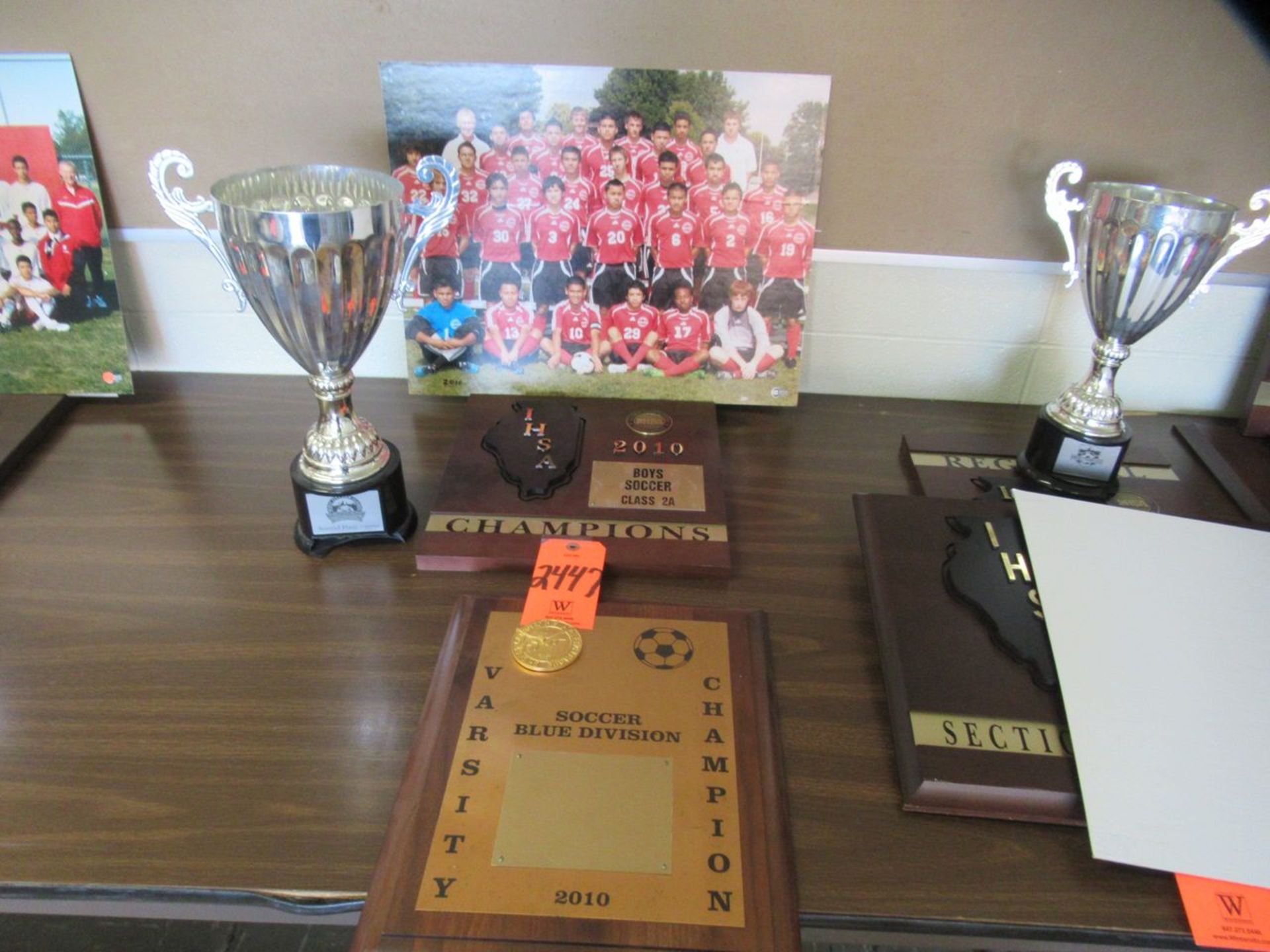 2010 IHSA State Class 2A Regional Champions Plaque, 2010 CCAL Varsity Soccer Blue Division