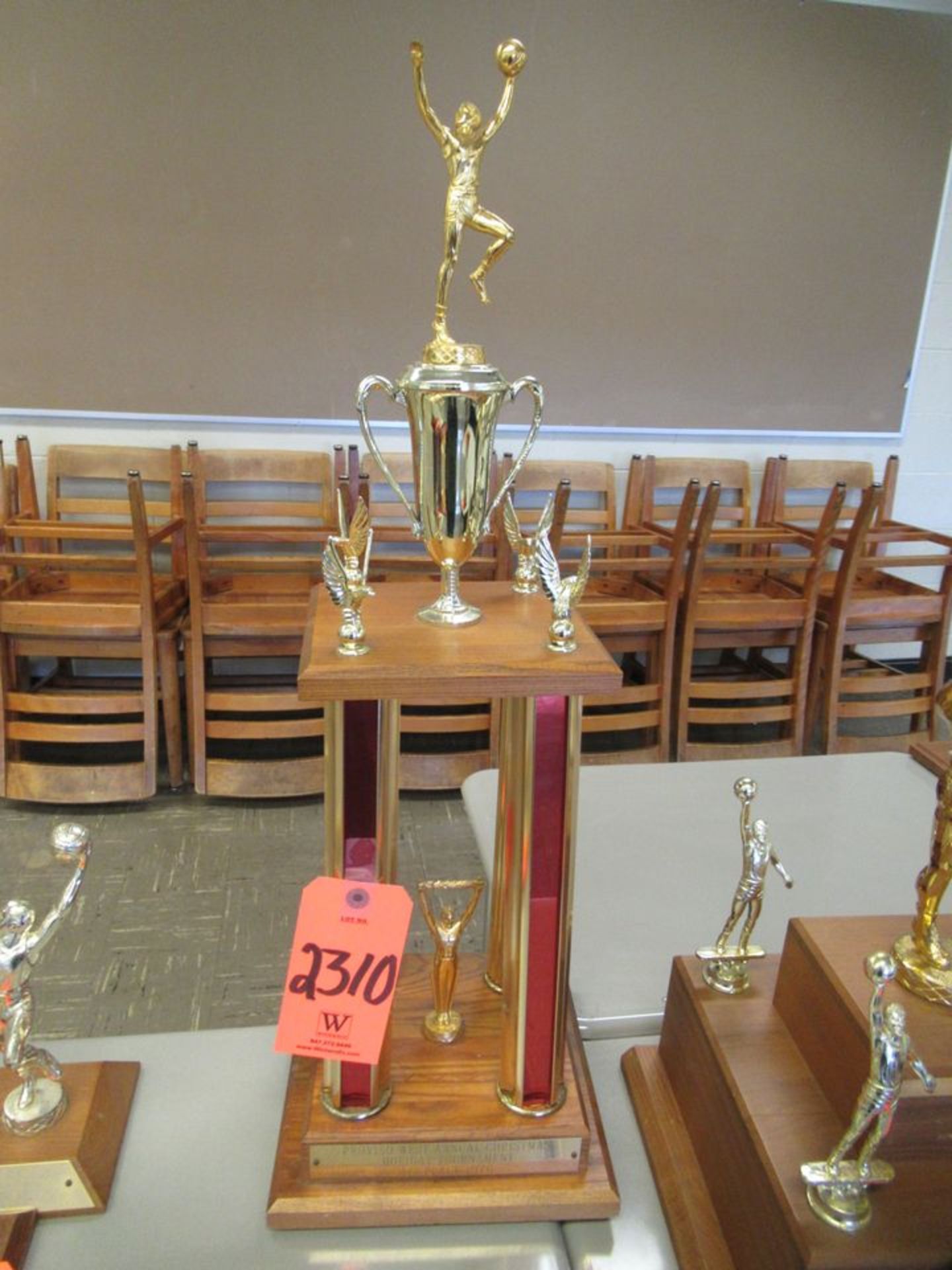 1976 Proviso West Annual Christmas Holiday Tournament 4th Place Trophy (Room 303)