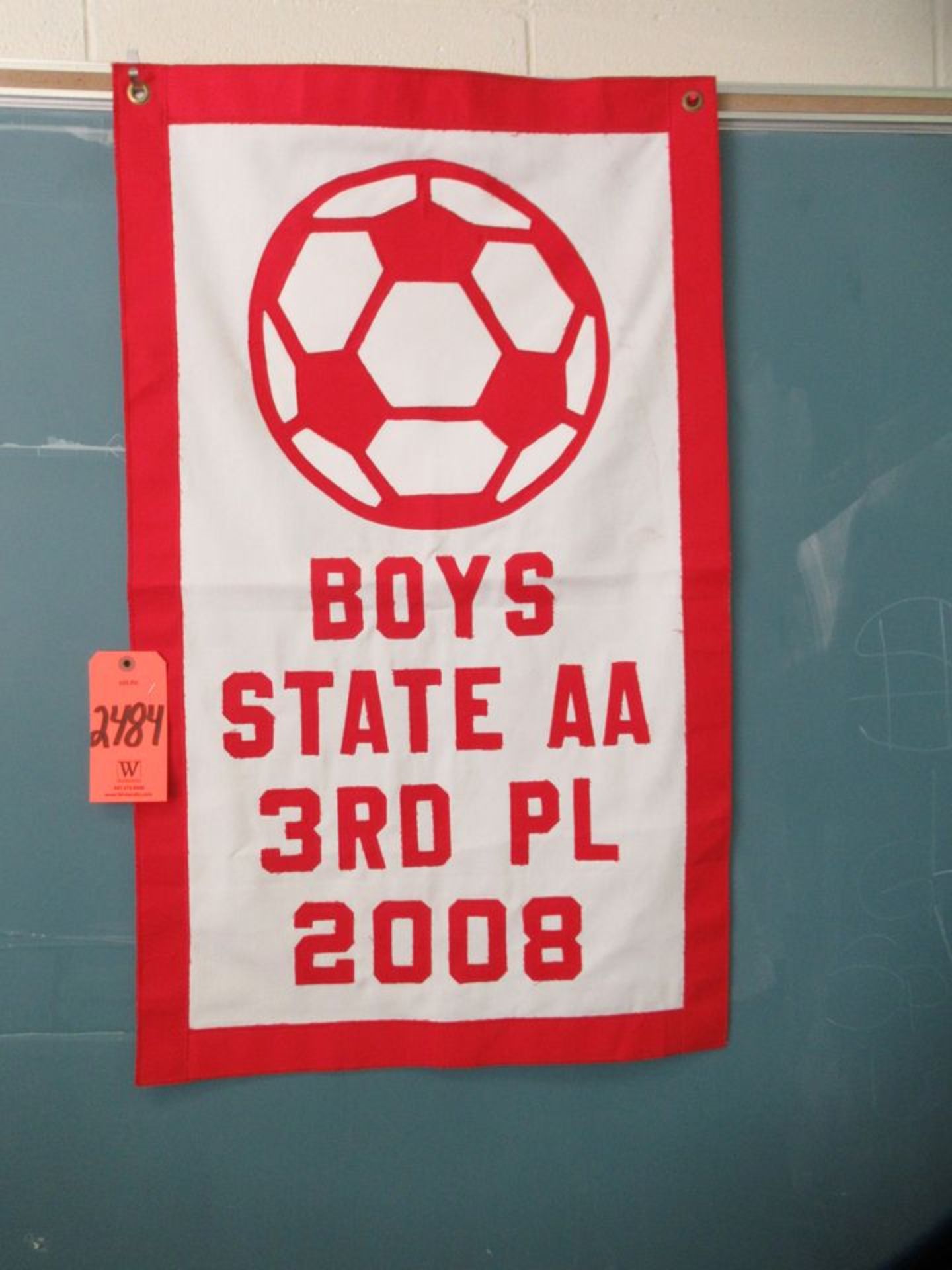 2008 State AA Soccer 3rd Place Banner (Room 300)