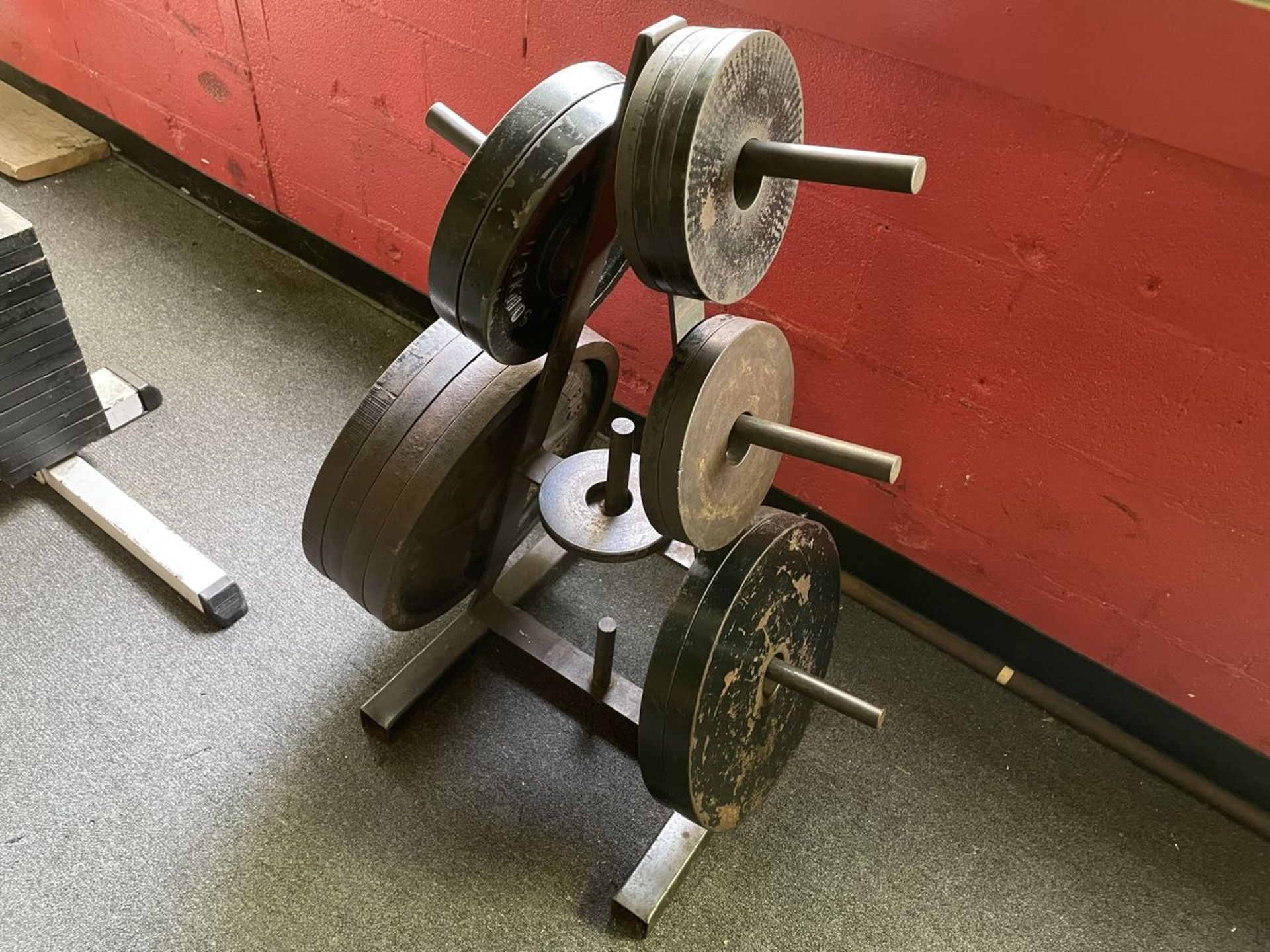 Weight Bench with Weights and Rack (Weight Room 105) - Image 2 of 2