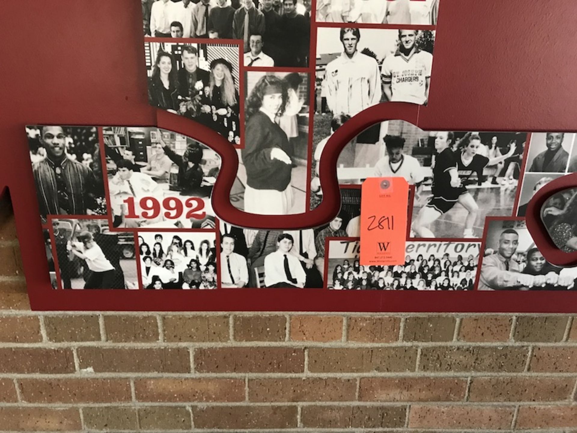 1992 St. Joseph High School Puzzle Piece (Subject to Bulk Bid Lot 2825A) (Front Hallway)